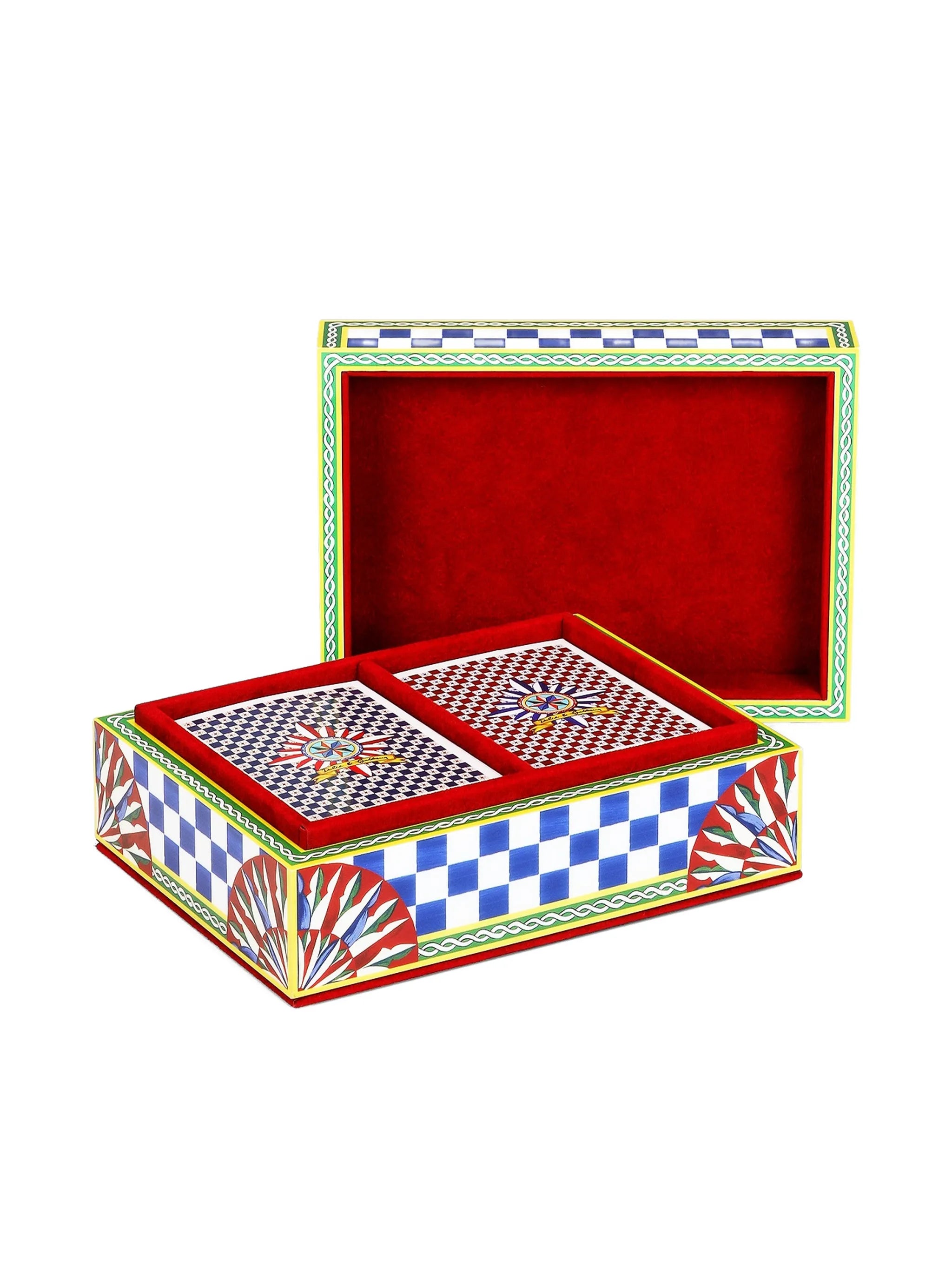 rectangular-shape poker set