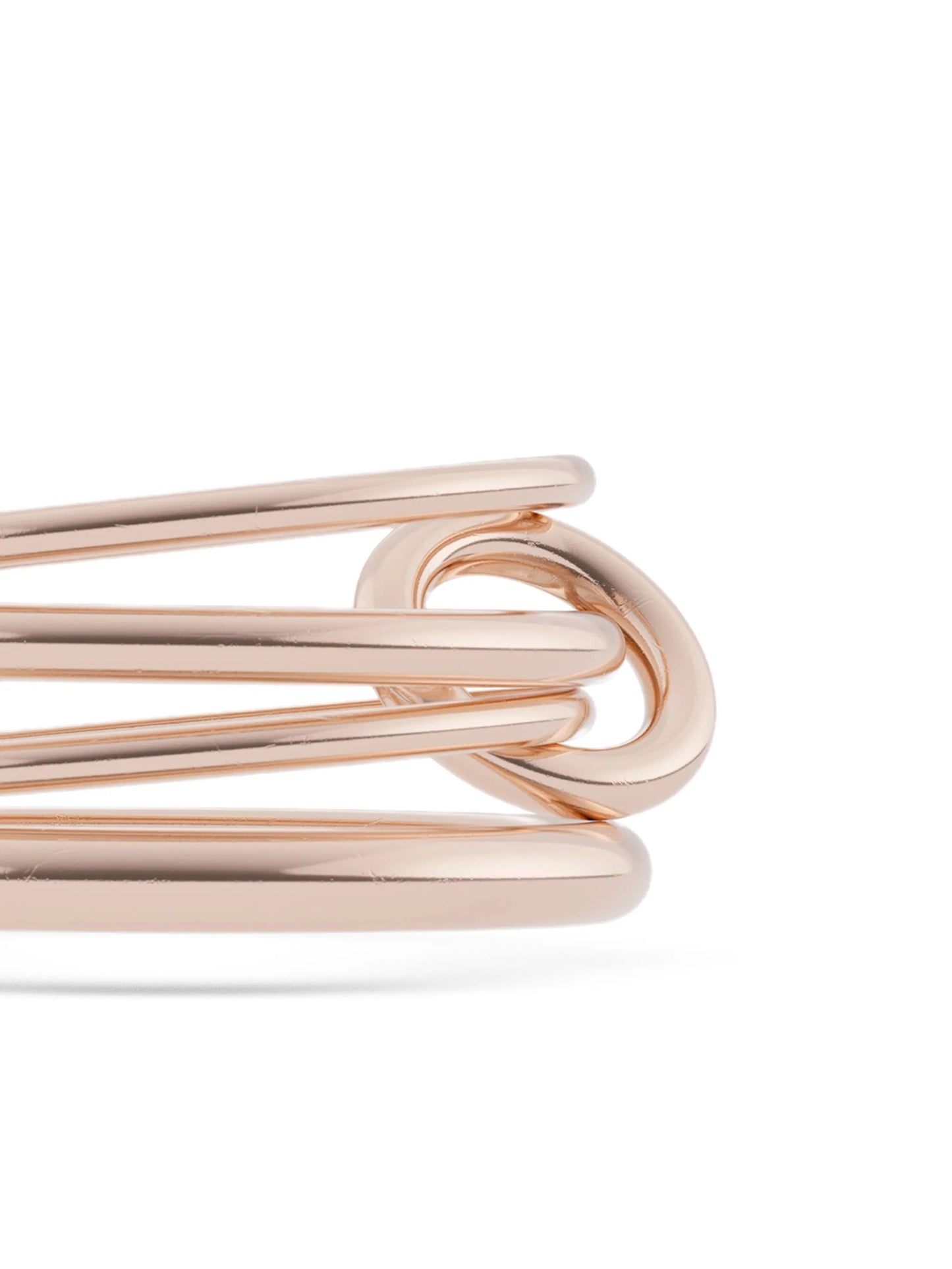 18CT rose gold Four Band ring