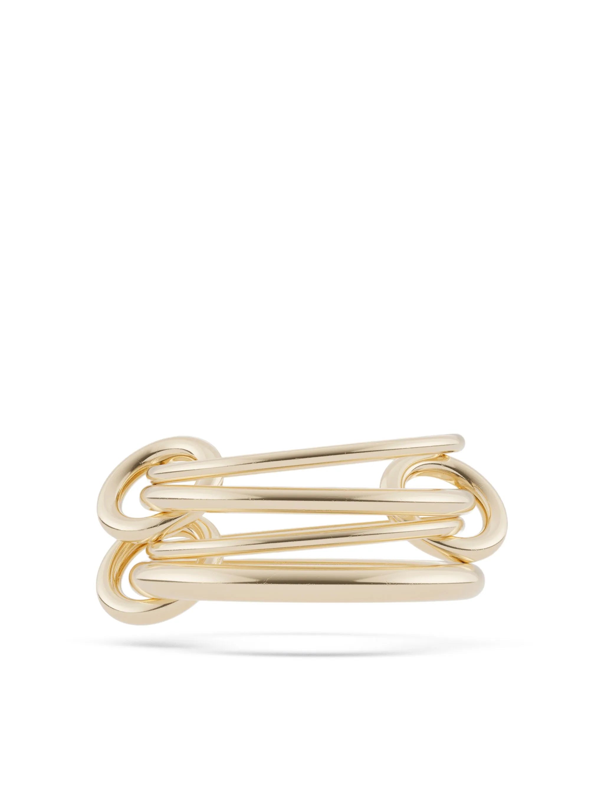 18CT yellow gold Four Band ring