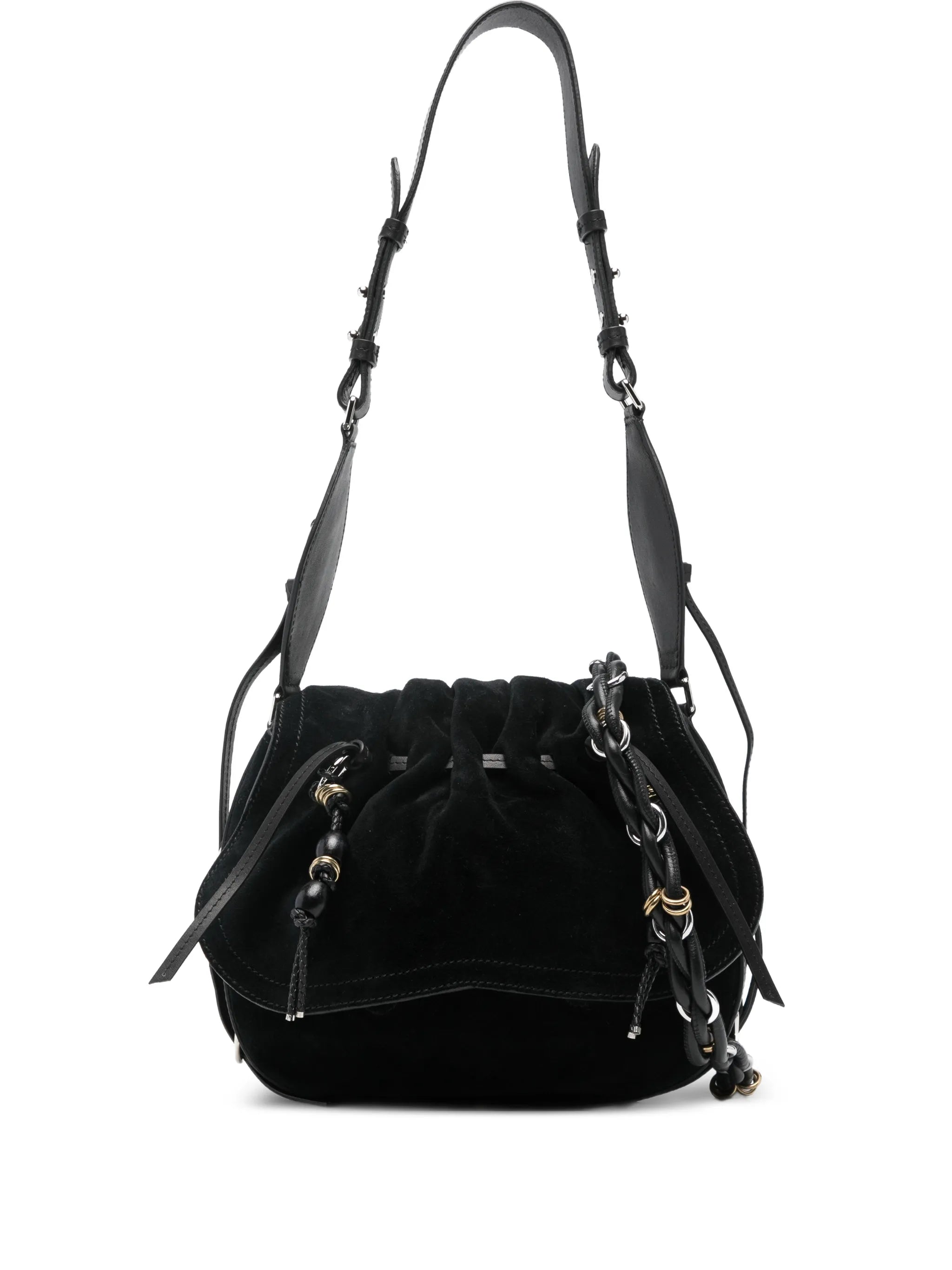 Bolton suede shoulder bag