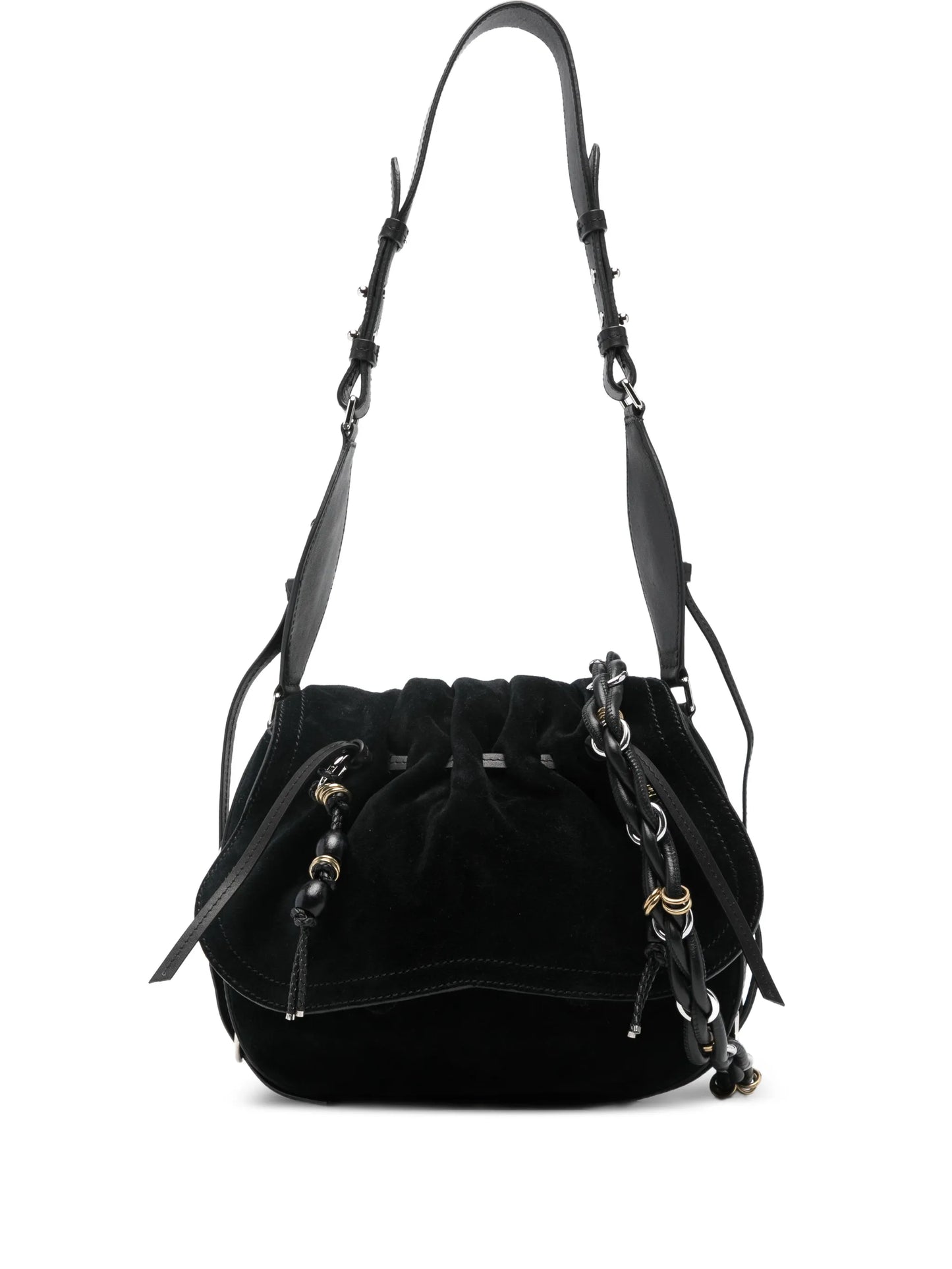 Bolton suede shoulder bag