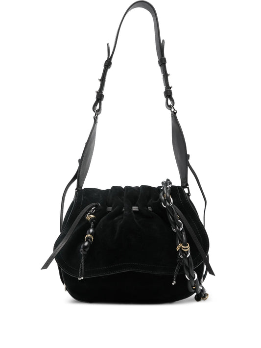 Bolton suede shoulder bag