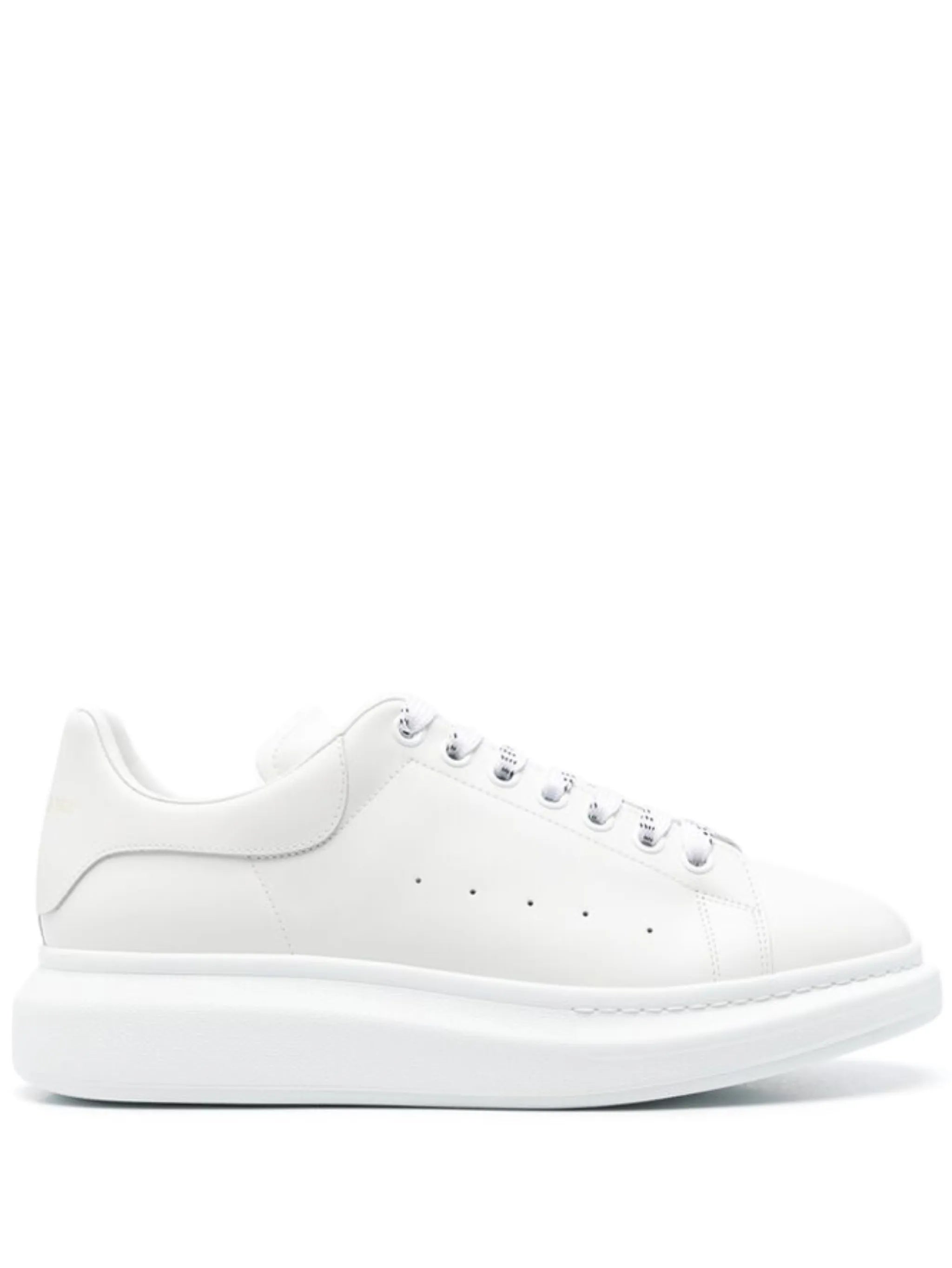 Oversized leather sneakers