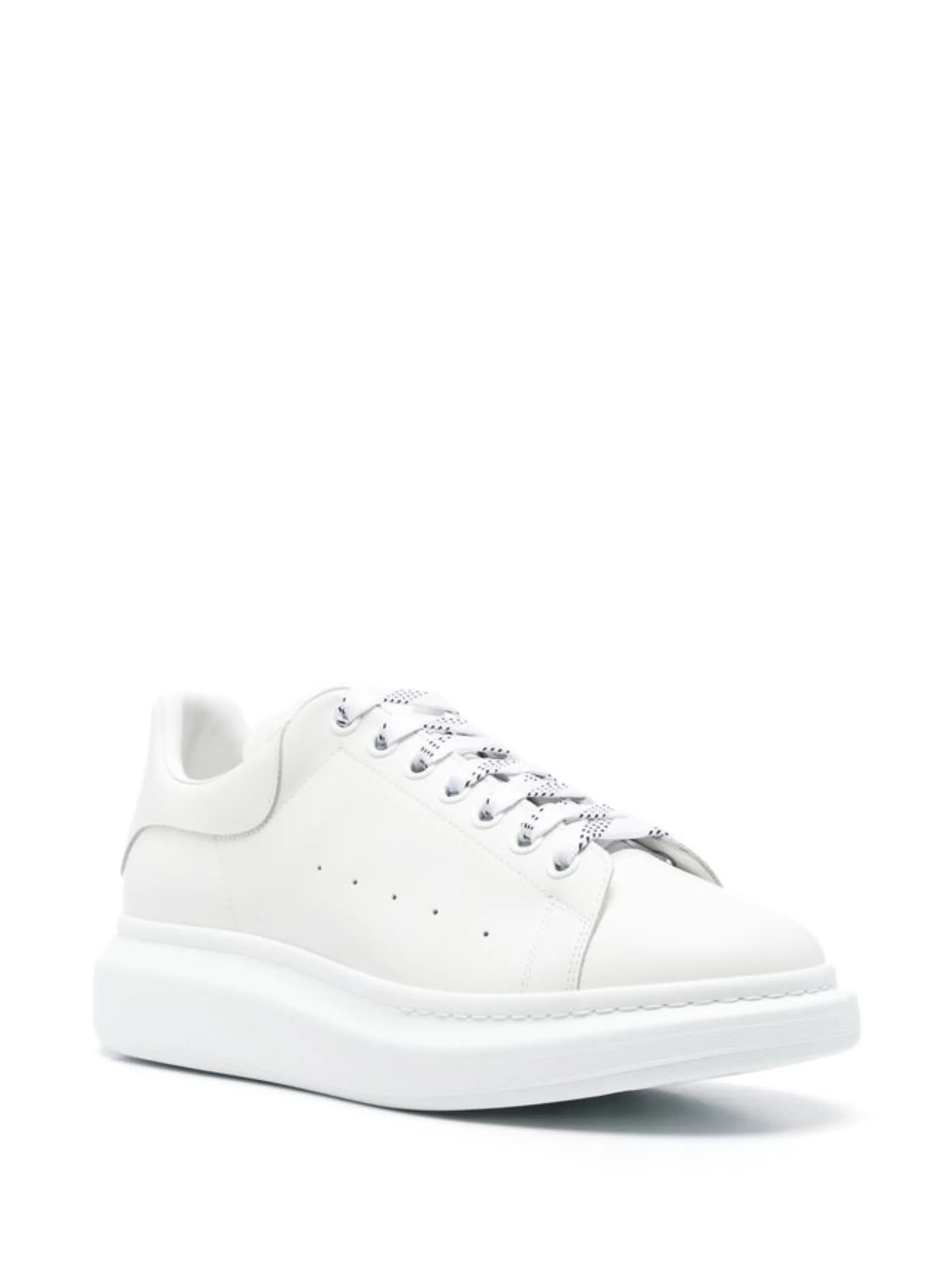 Oversized leather sneakers