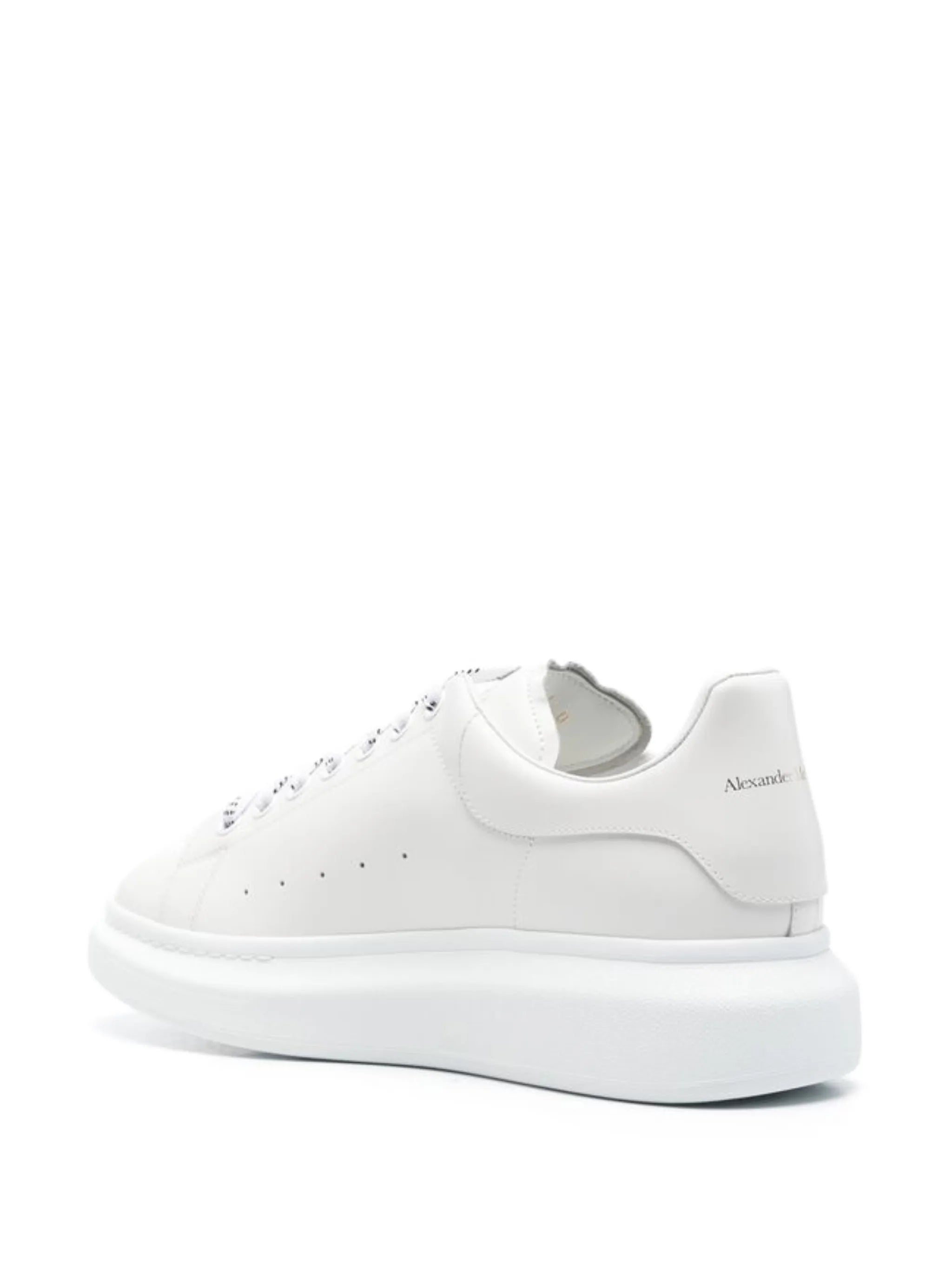 Oversized leather sneakers