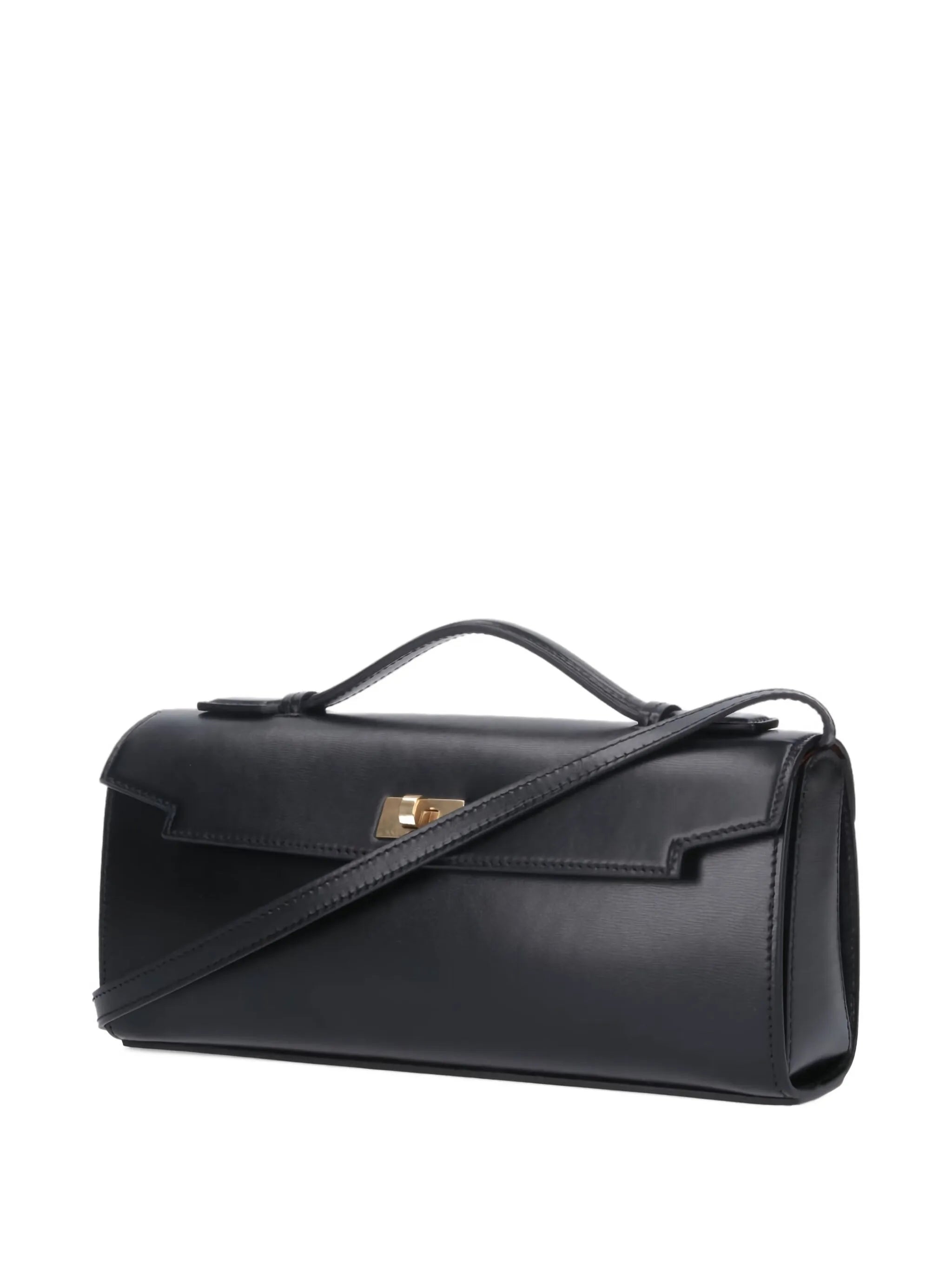 Mortimer top-handle clasp clutch
