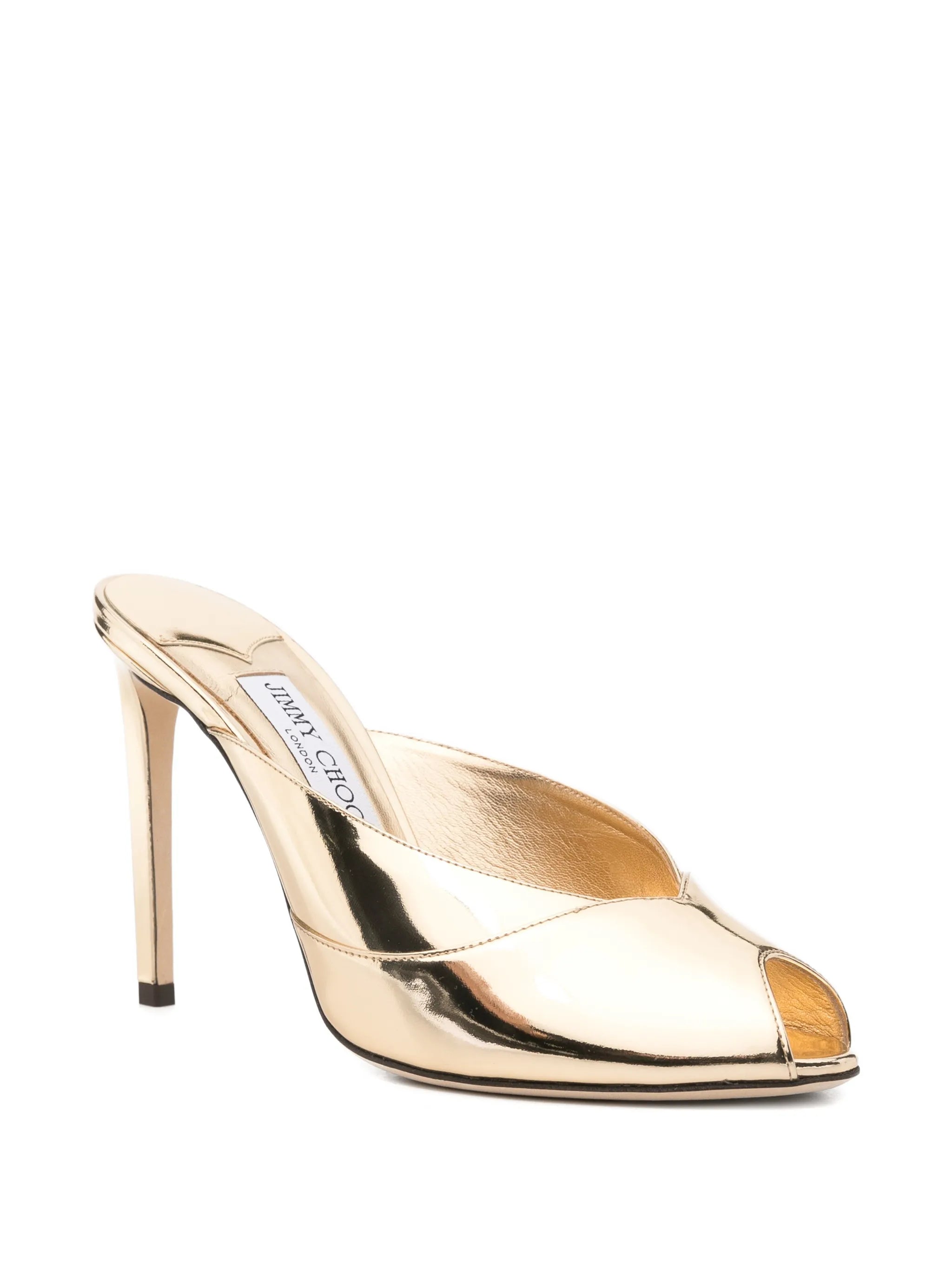Brigitte peep-toe mules