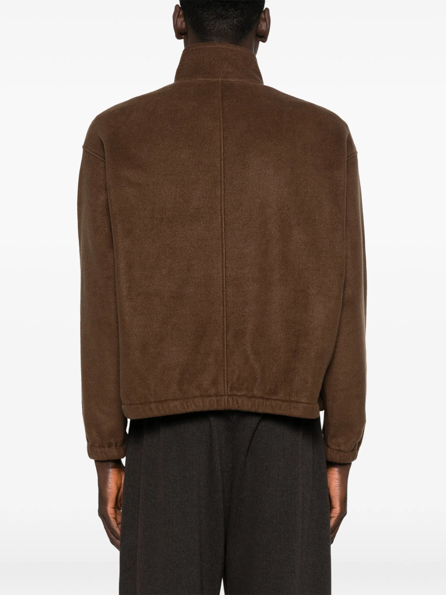 half-zip fleece sweatshirt