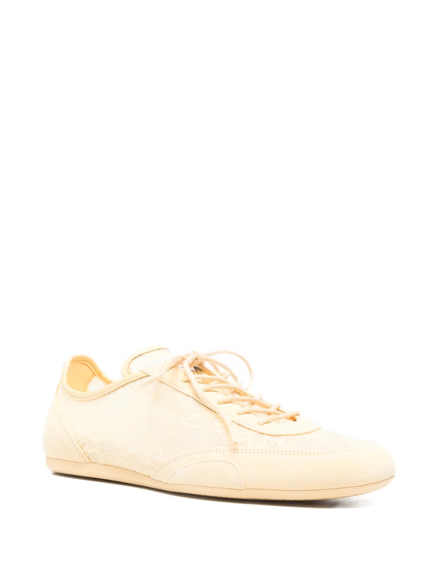Sunny F lace-overlay low sneakers