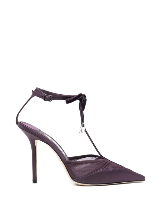 Afia Mesh 100 pointed toe pumps
