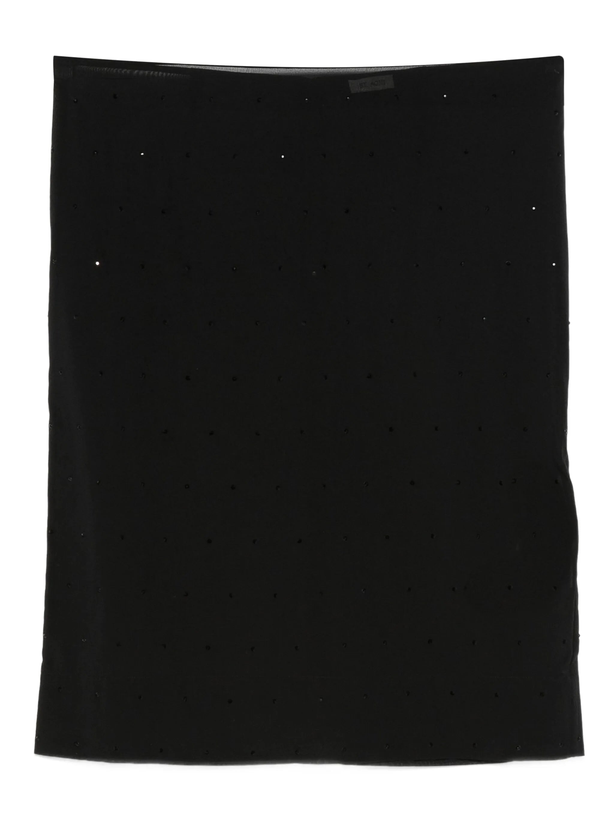 glass beaded midi skirt