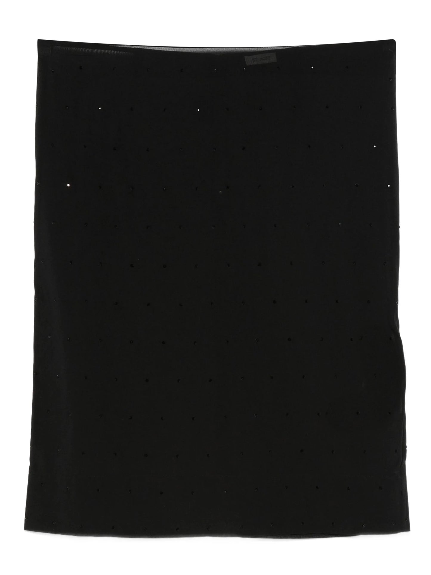 glass beaded midi skirt