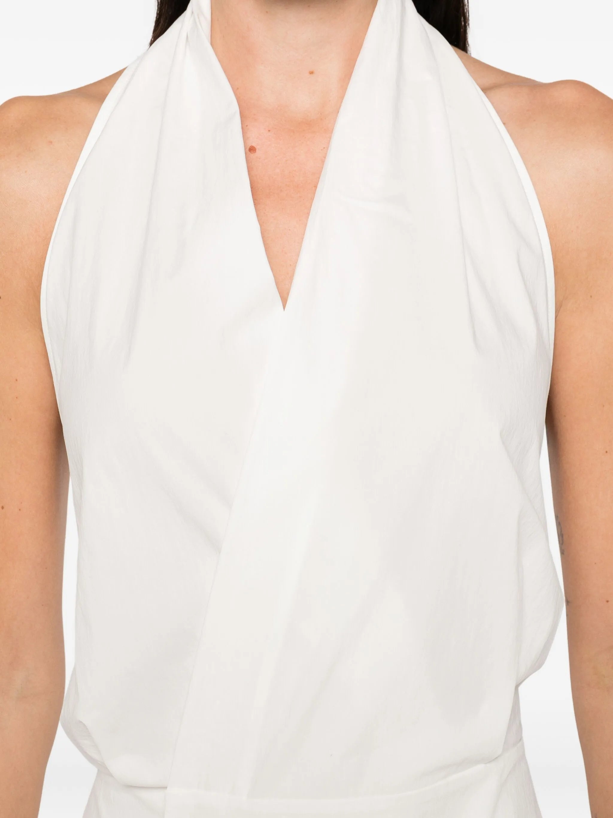 halter tie-back top