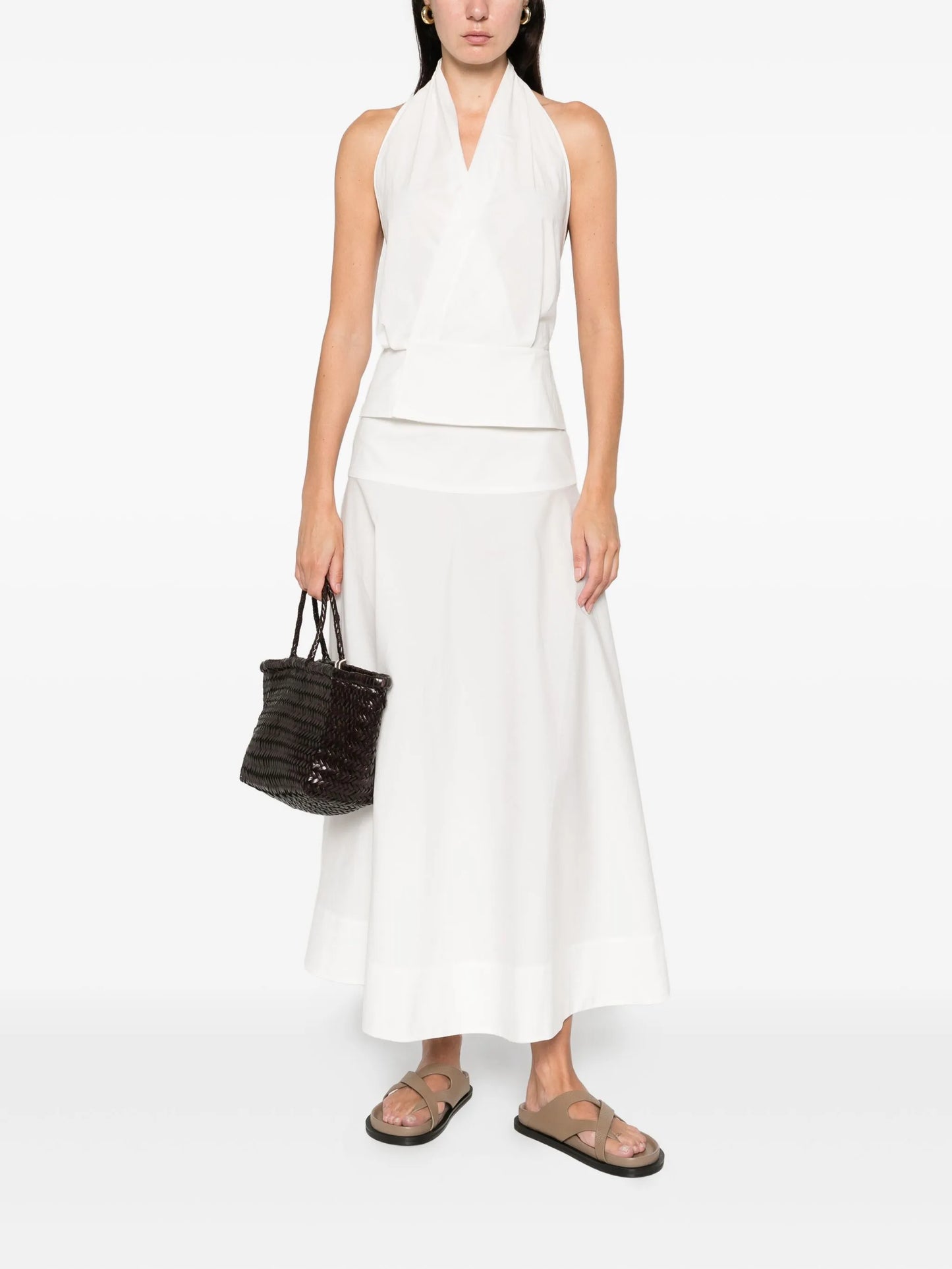 halter tie-back top