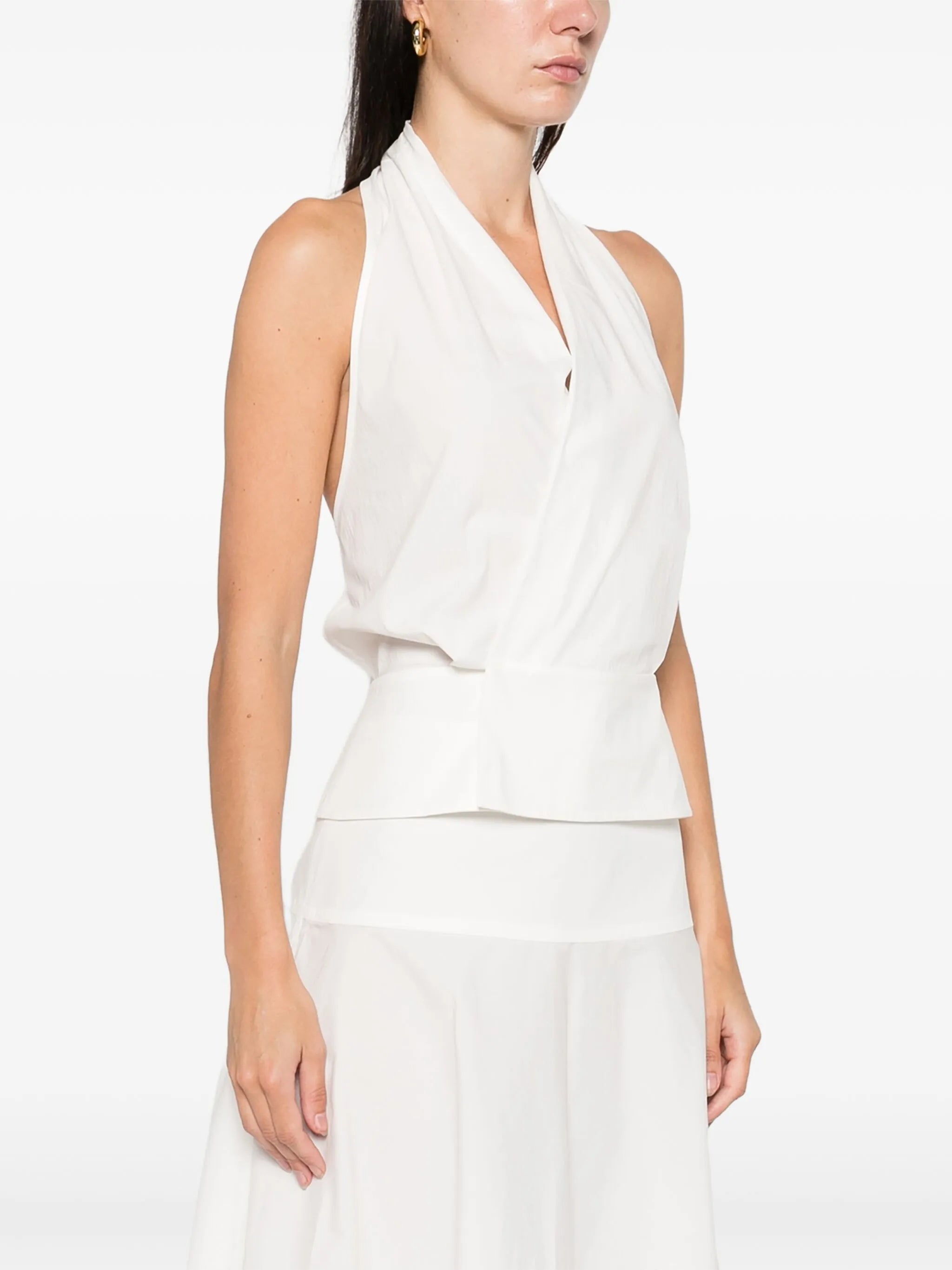halter tie-back top
