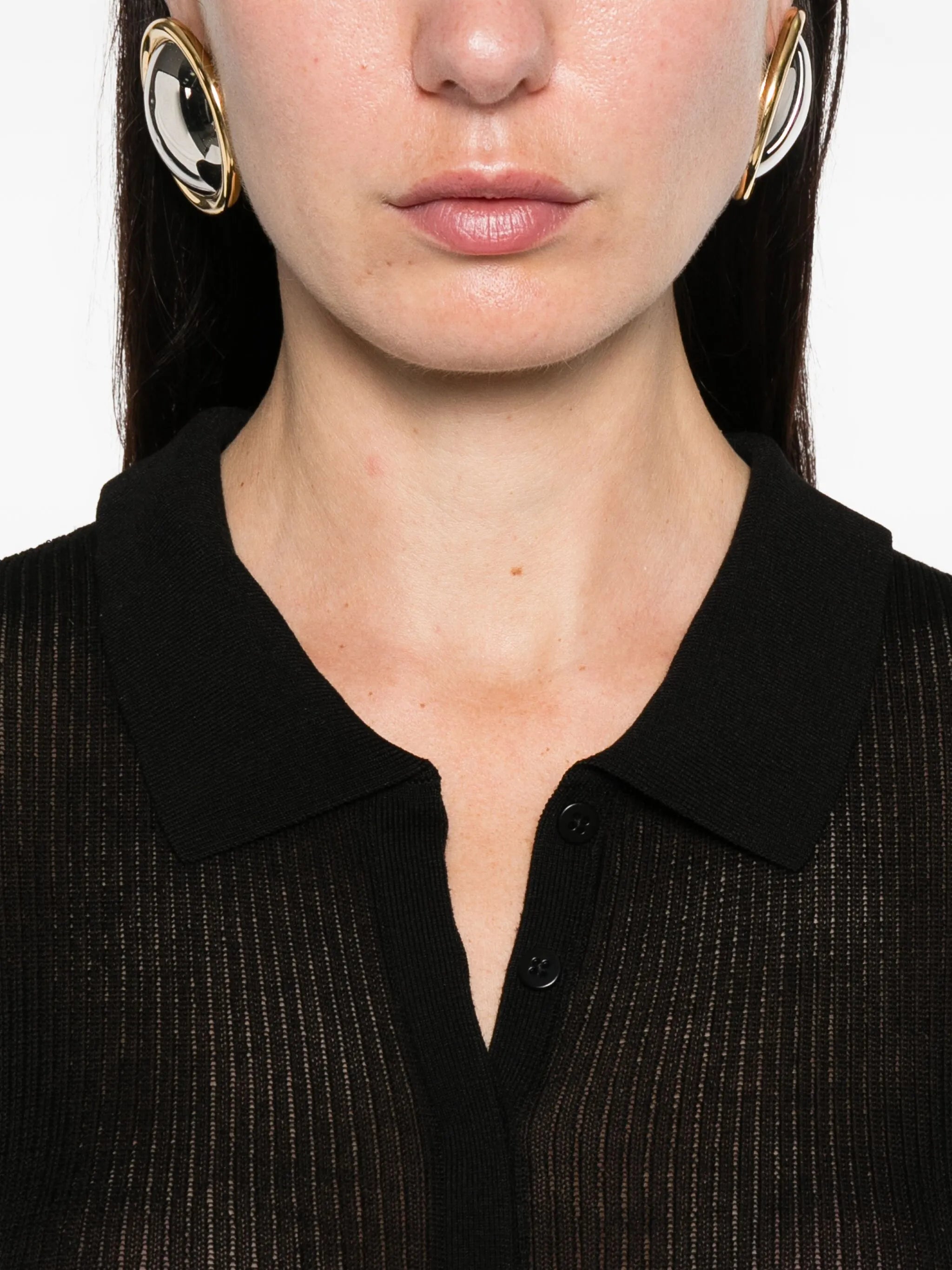 long-sleeves polo top