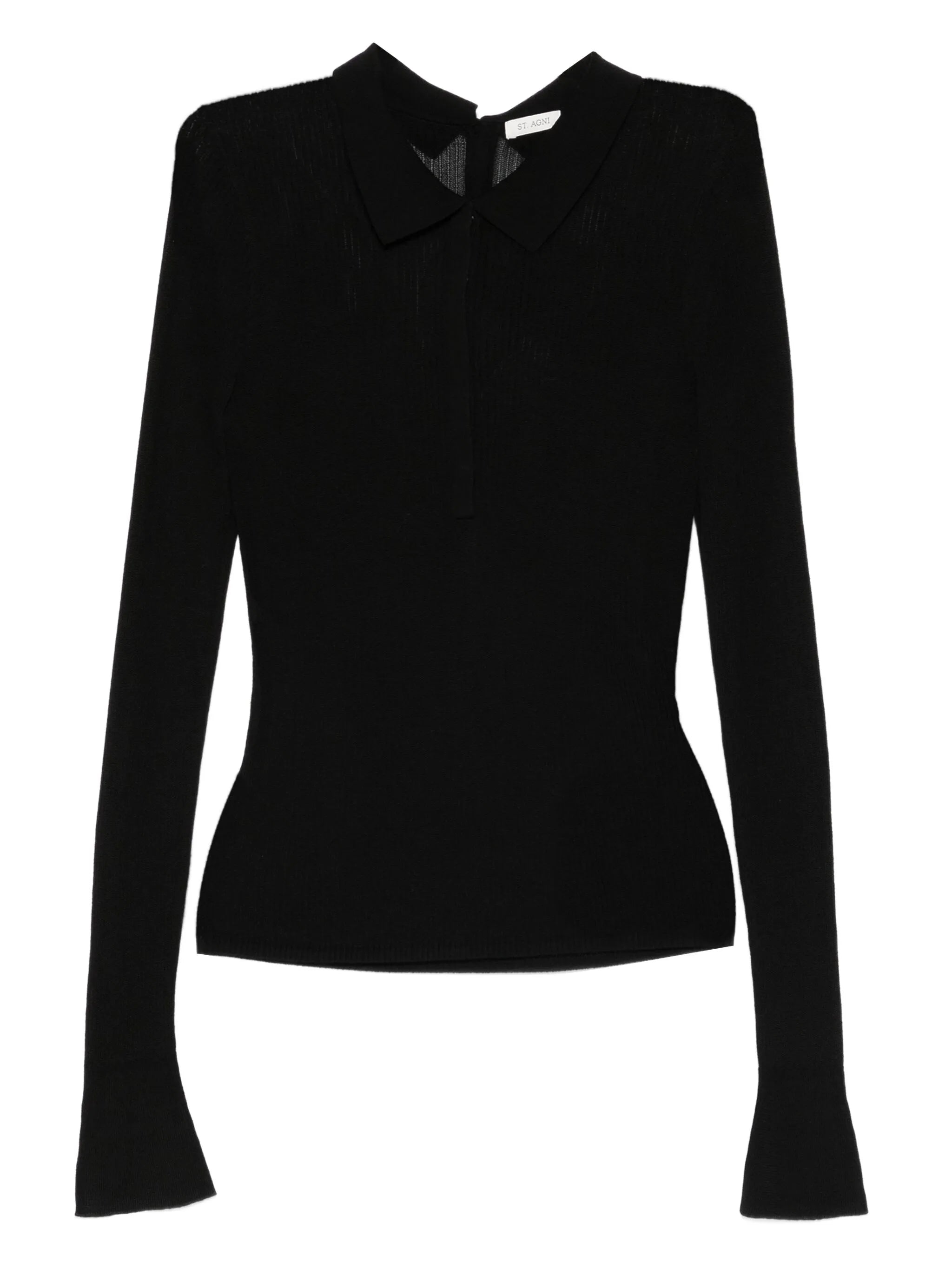 long-sleeves polo top