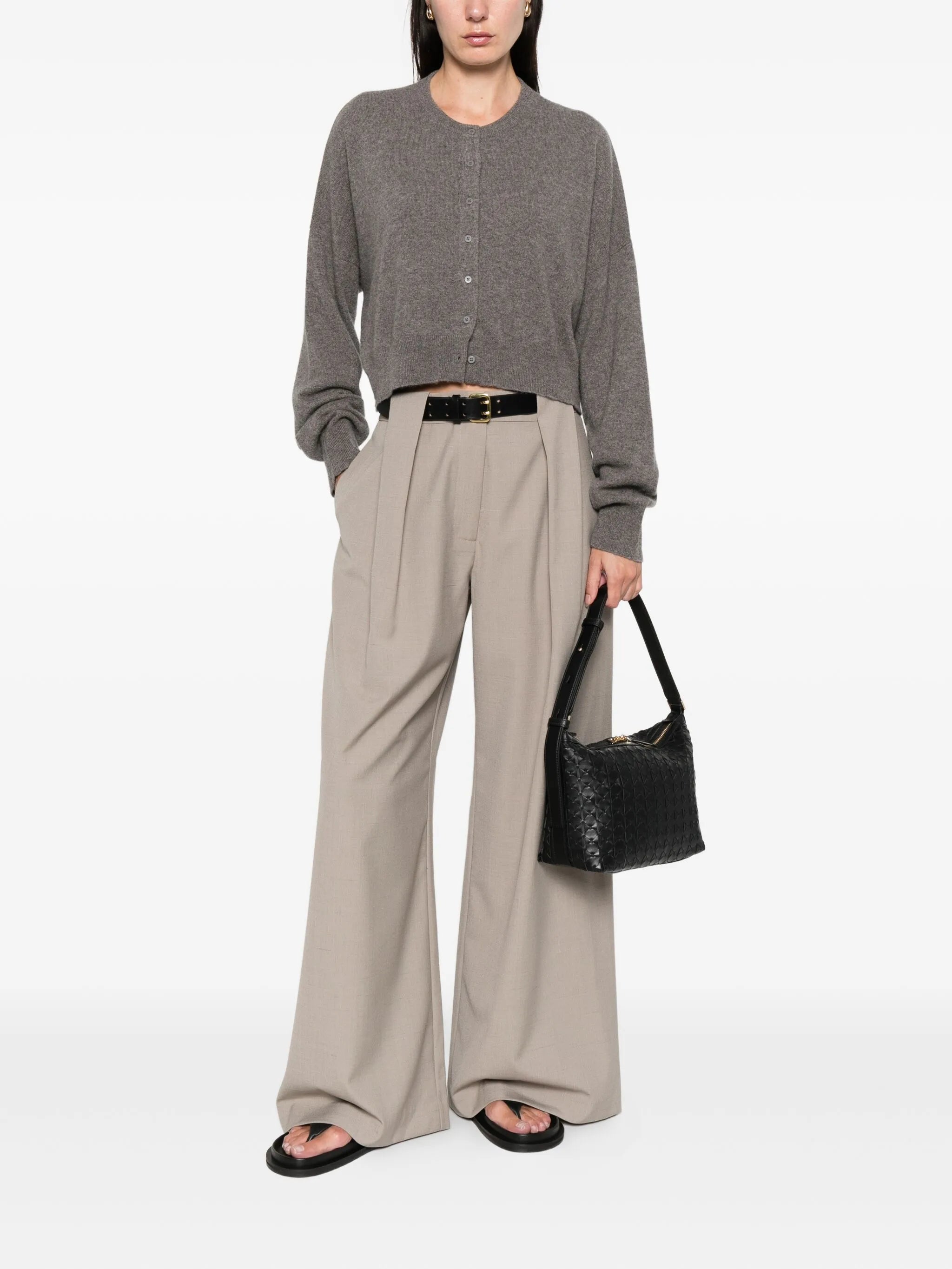 buttoned cardigan