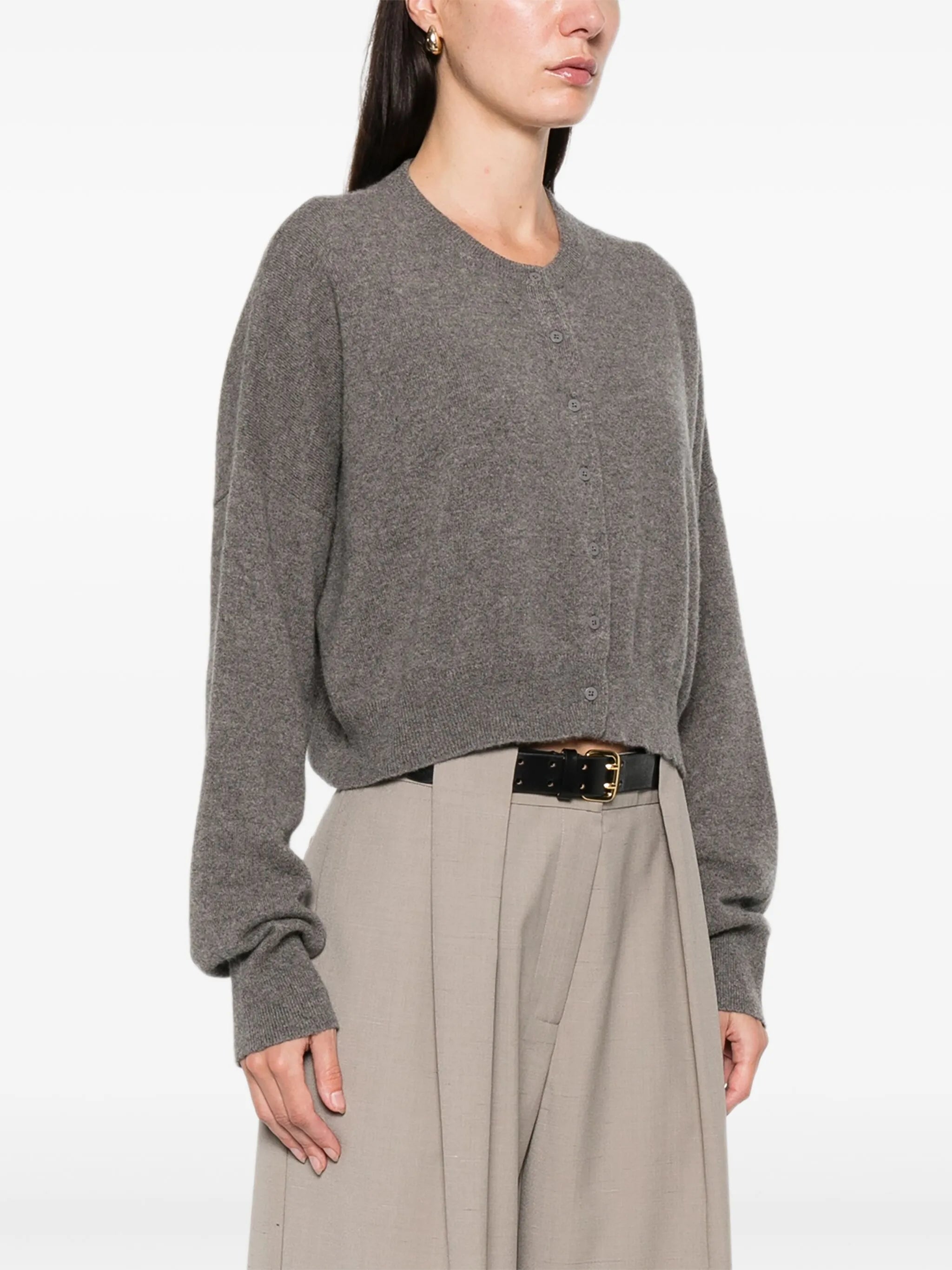 buttoned cardigan