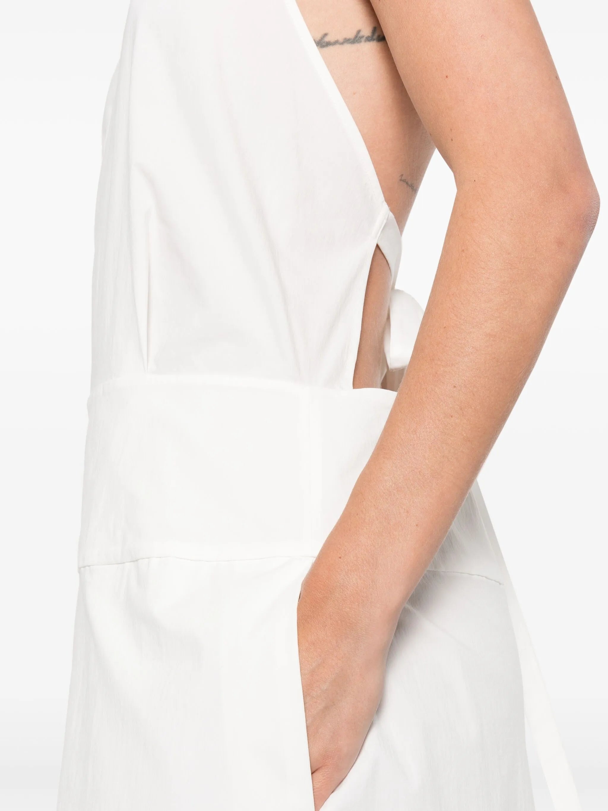 halter midi dress