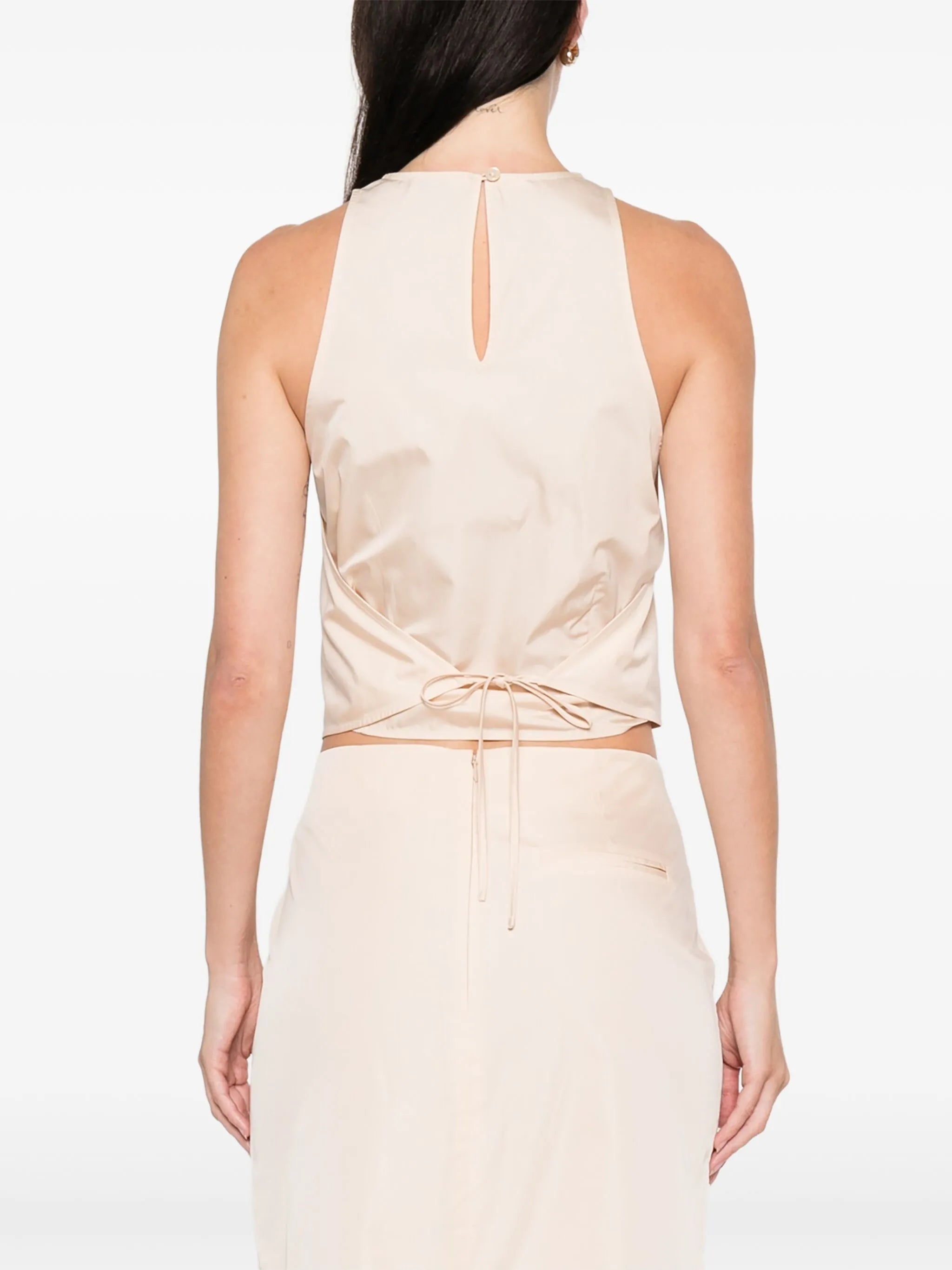 drawstring top