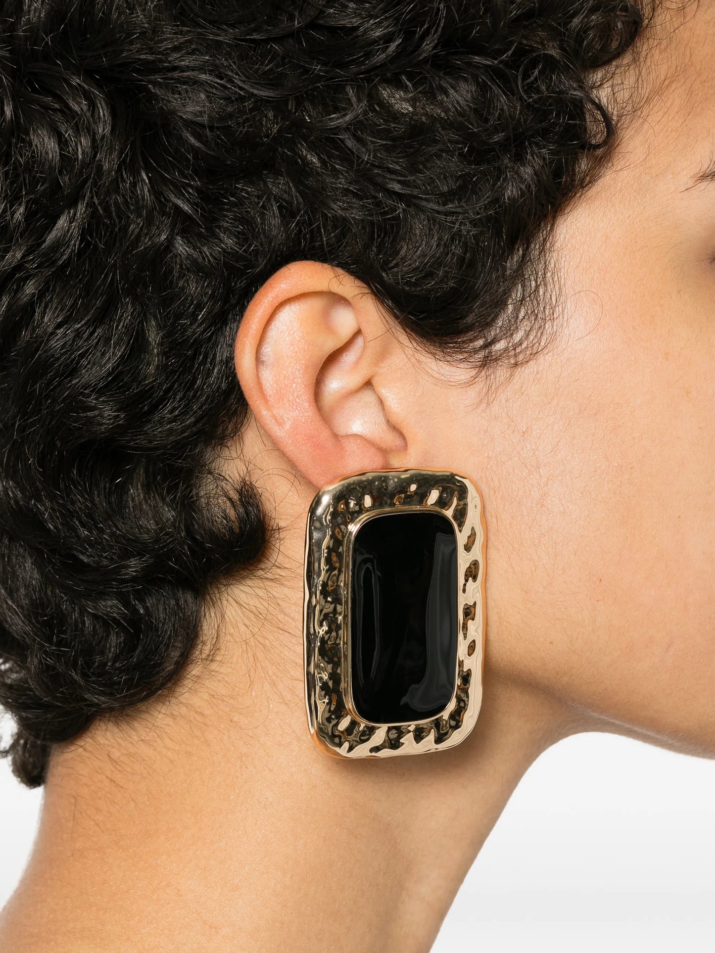 rectangular-shape earrings
