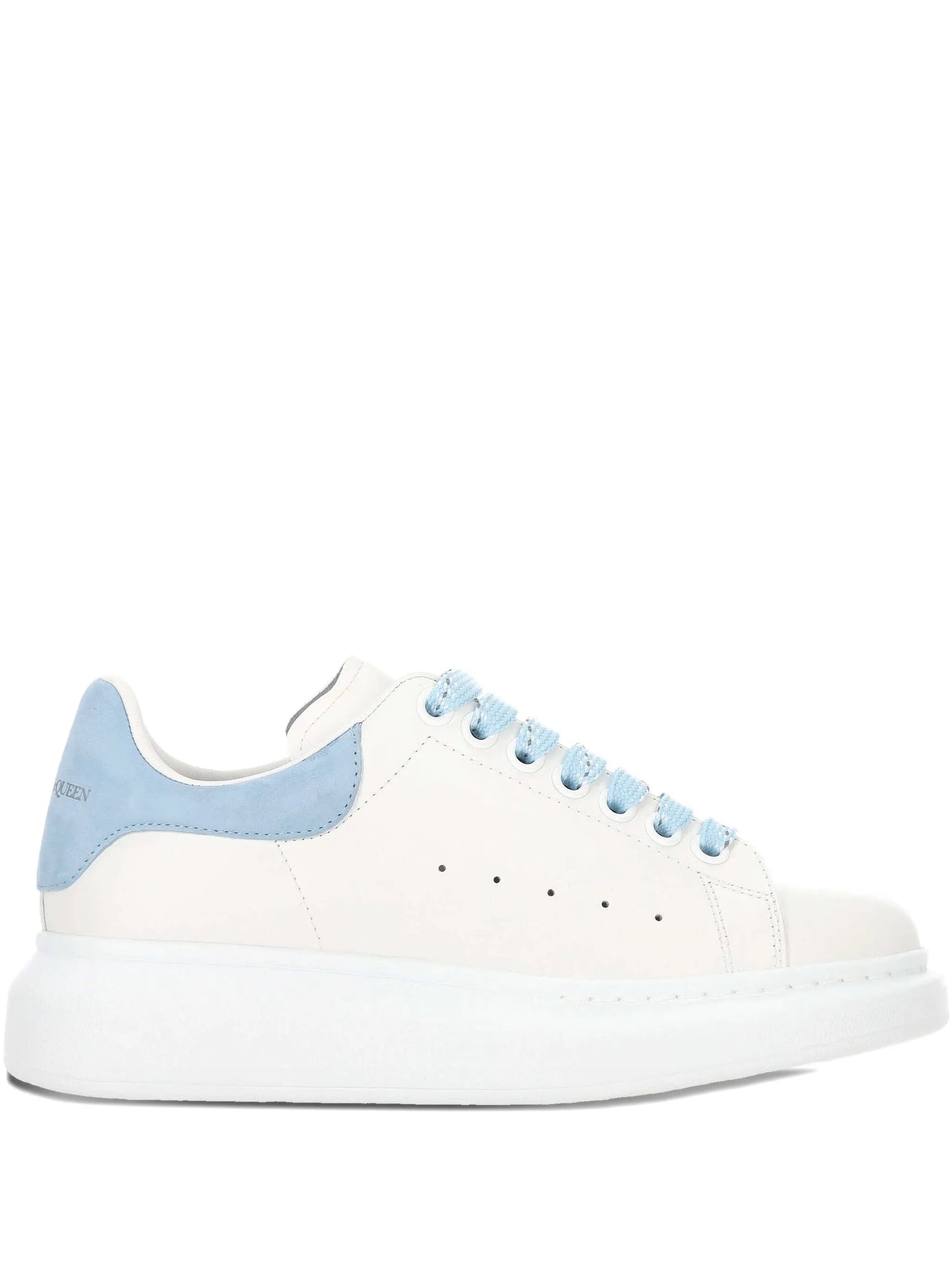 contrast larry leather sneakers