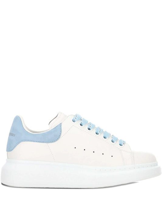 contrast larry leather sneakers