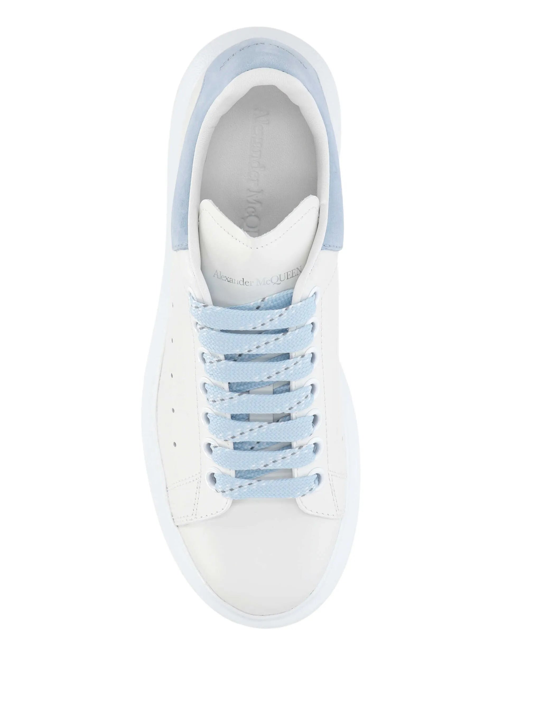 contrast larry leather sneakers