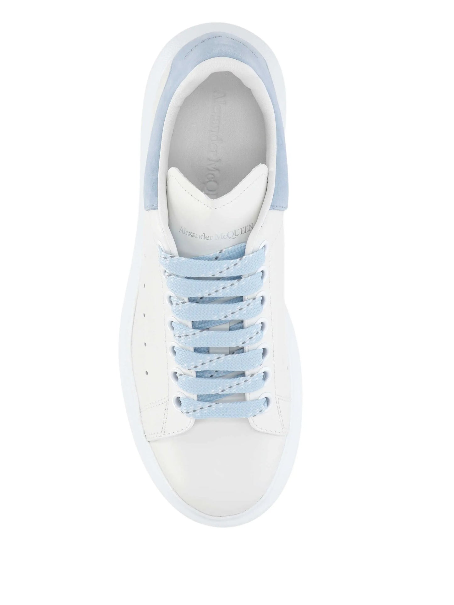 contrast larry leather sneakers