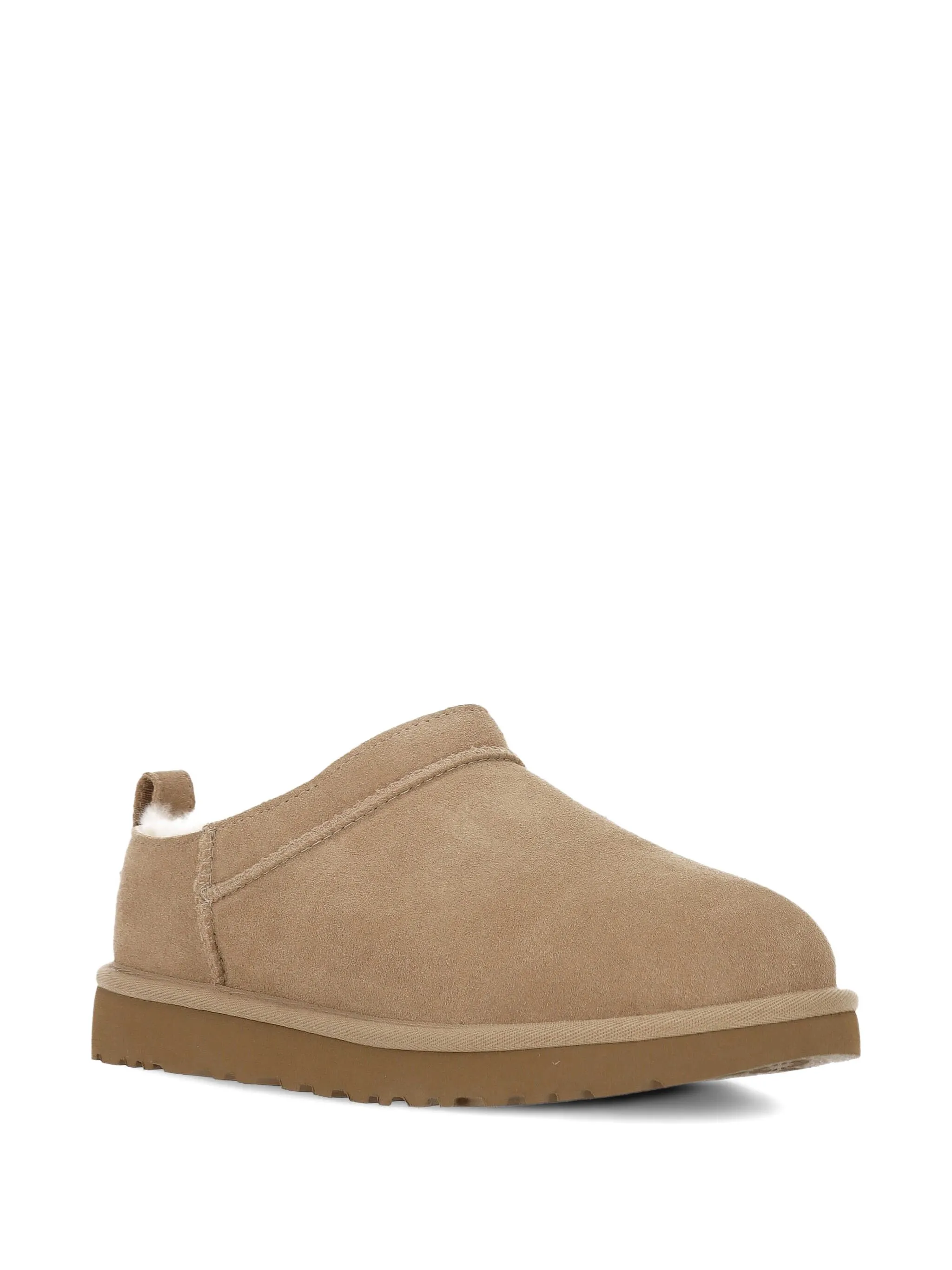 stitched label flat shoes