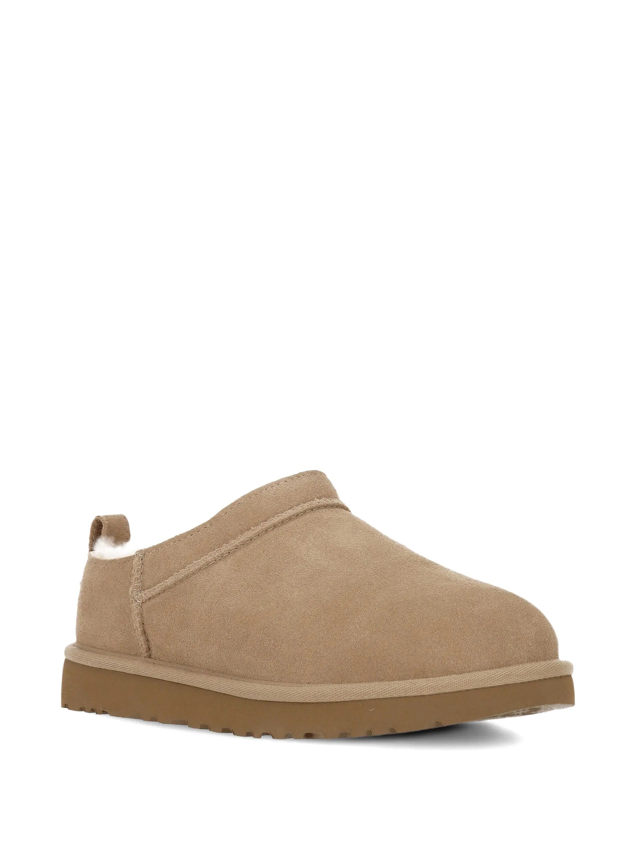 stitched label flat shoes