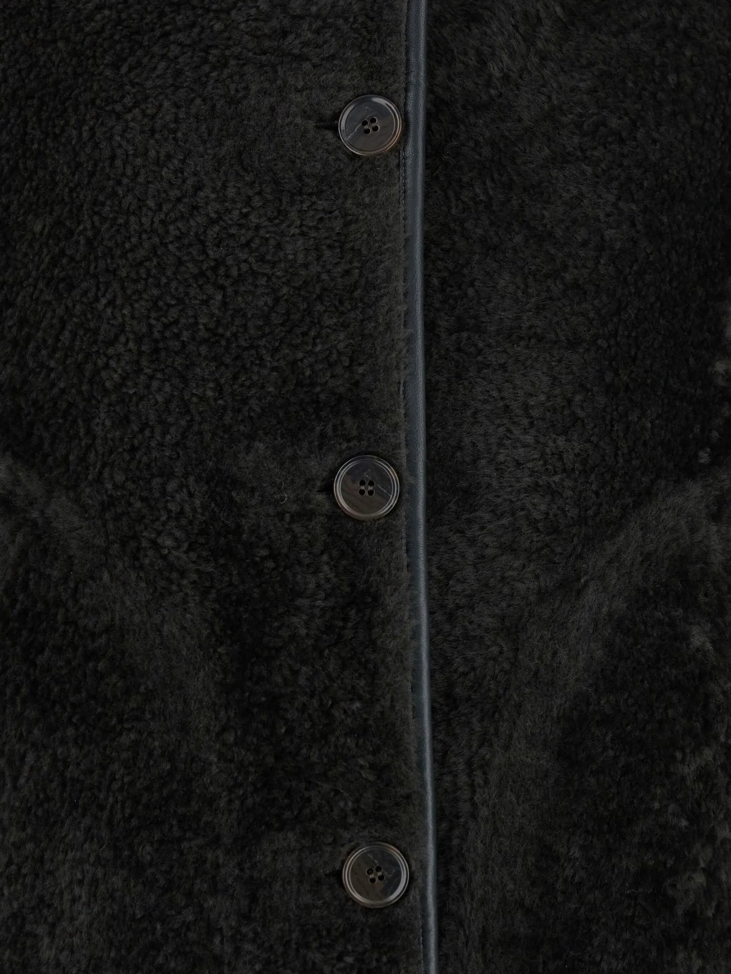 Lucine button-fastening shearling jacket