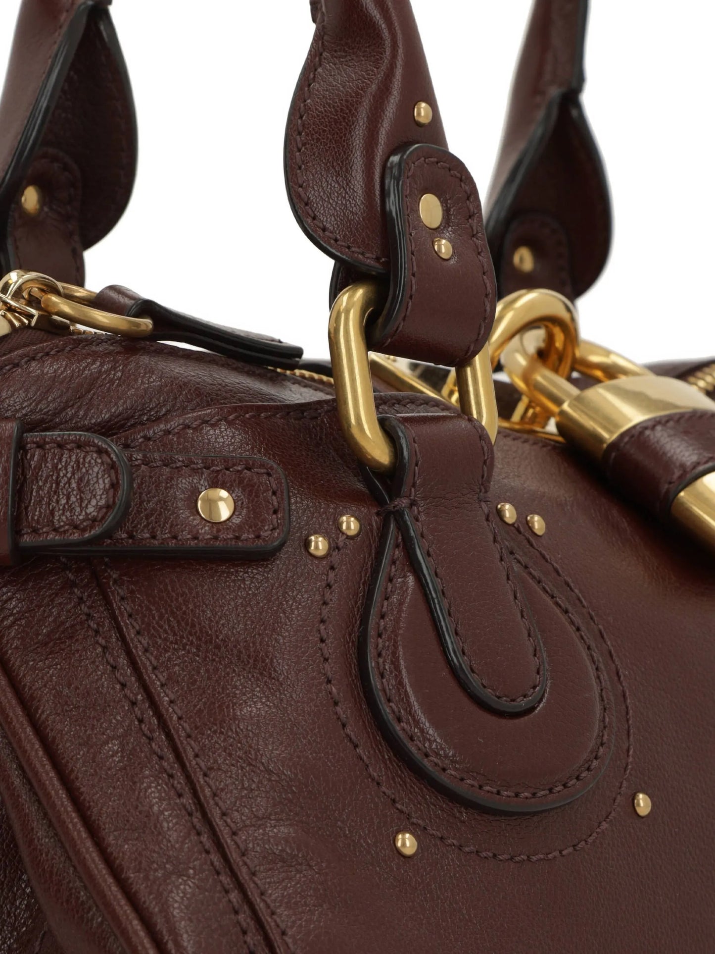 Paddington padlock-detail handbag
