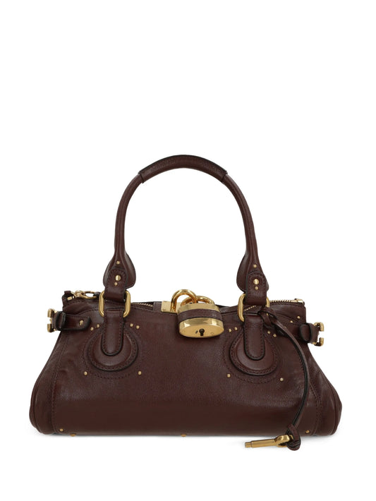 Paddington padlock-detail handbag