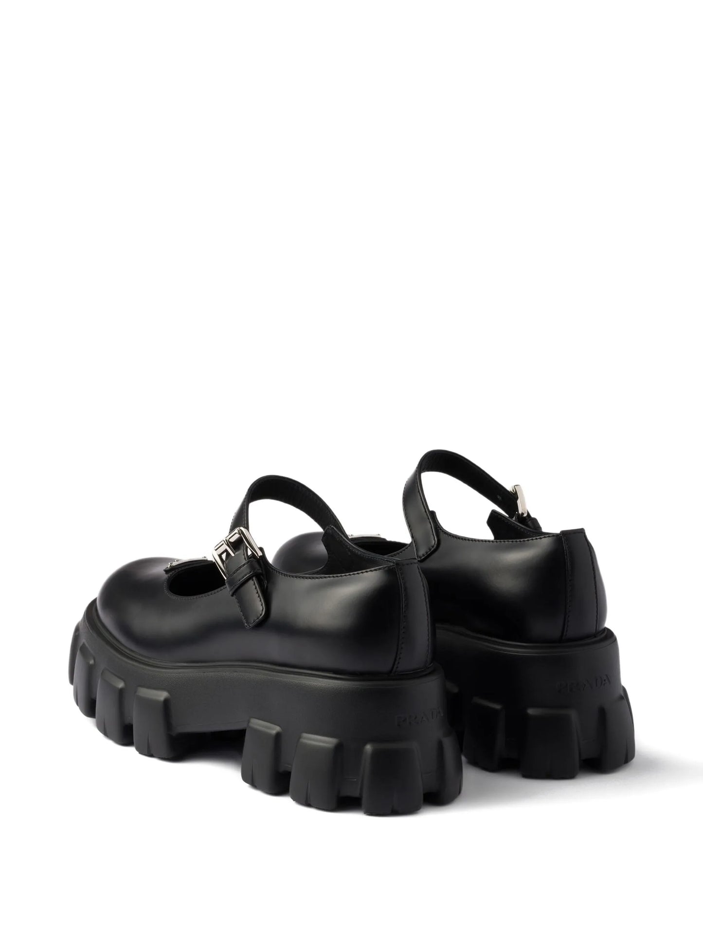logo-detail leather pumps