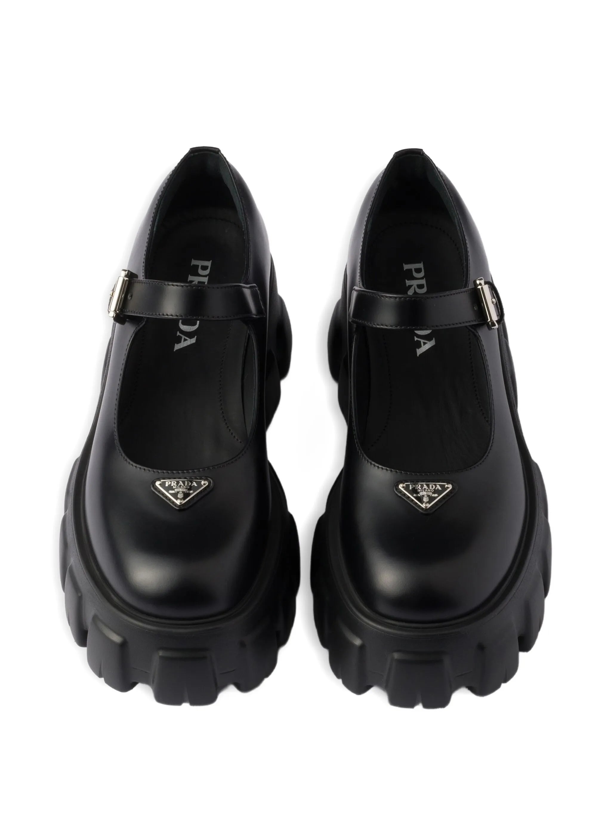 logo-detail leather pumps
