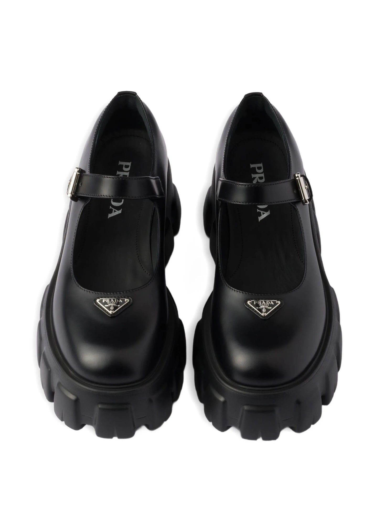 logo-detail leather pumps