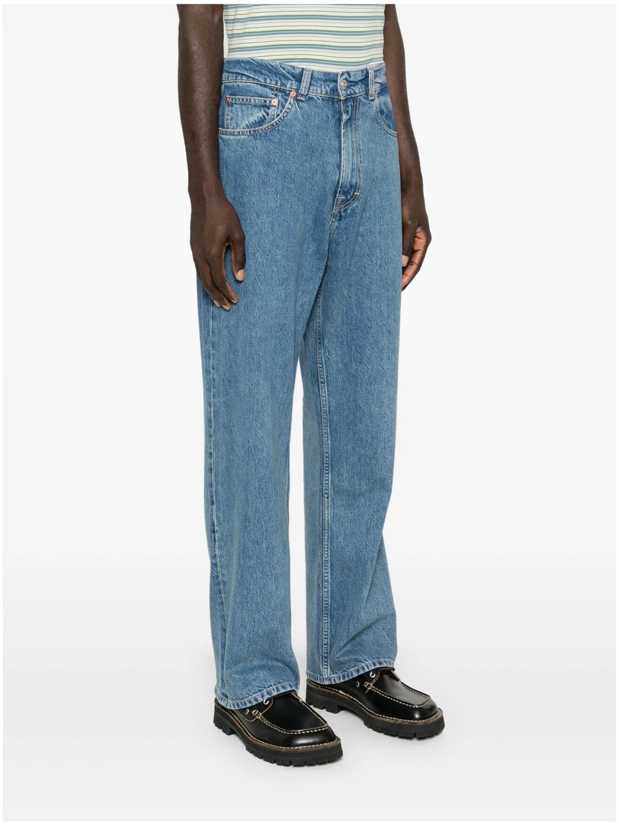 Third Cut five-pocket jeans