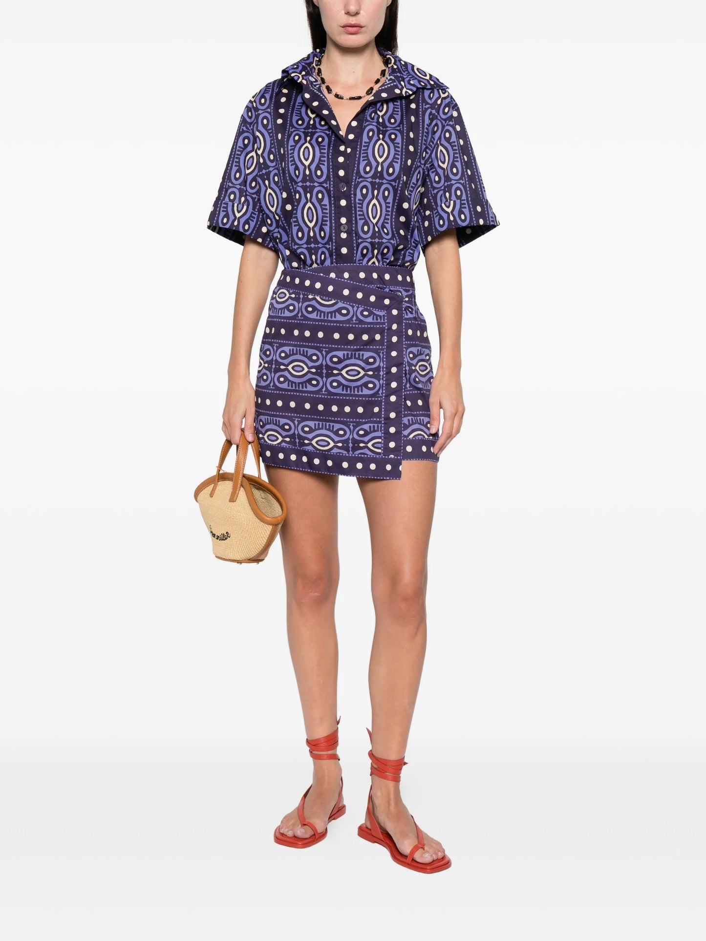 Salty Promises buttoned-patterned shirt