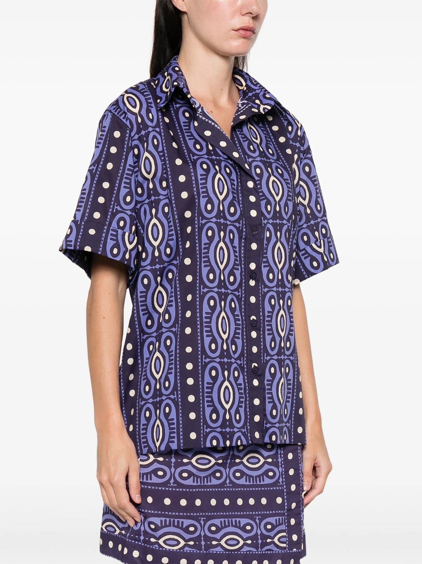 Salty Promises buttoned-patterned shirt