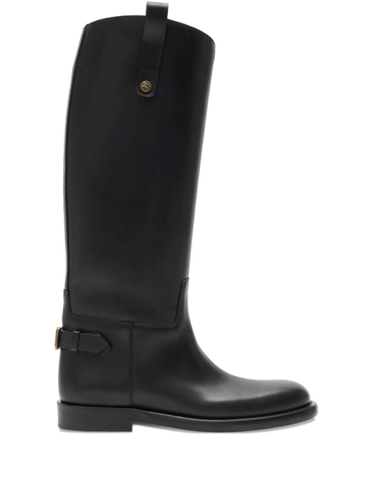 Cavalier leather knee-high boots