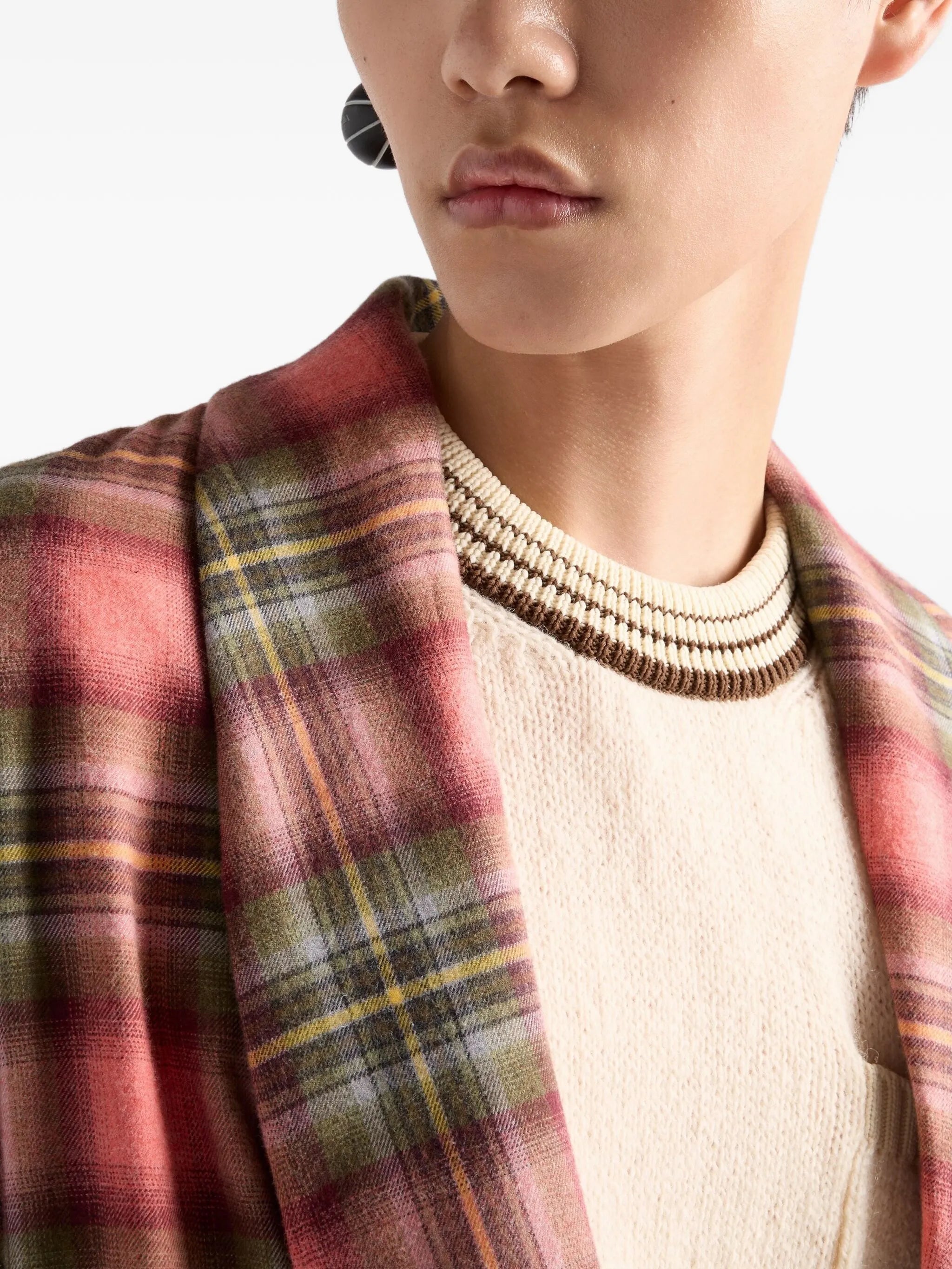 cotton single-breasted coat