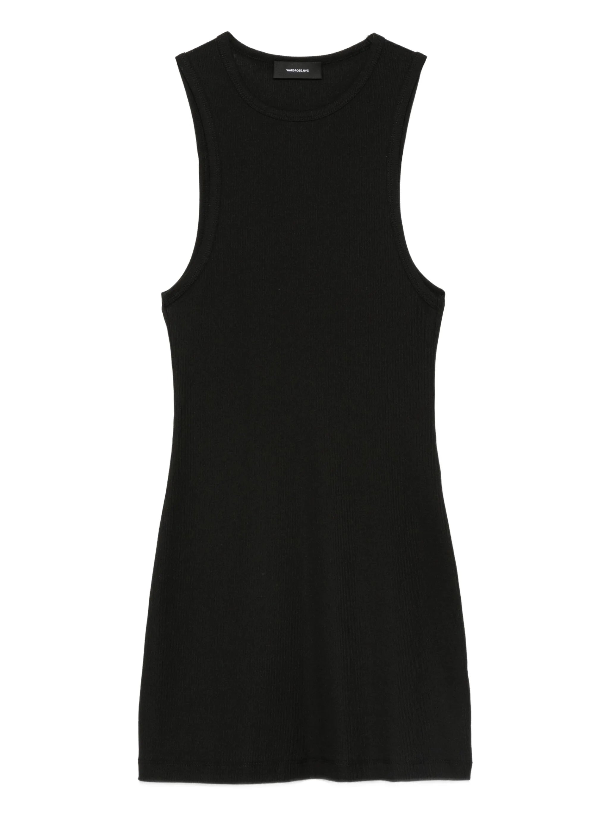 ribbed racer-back top