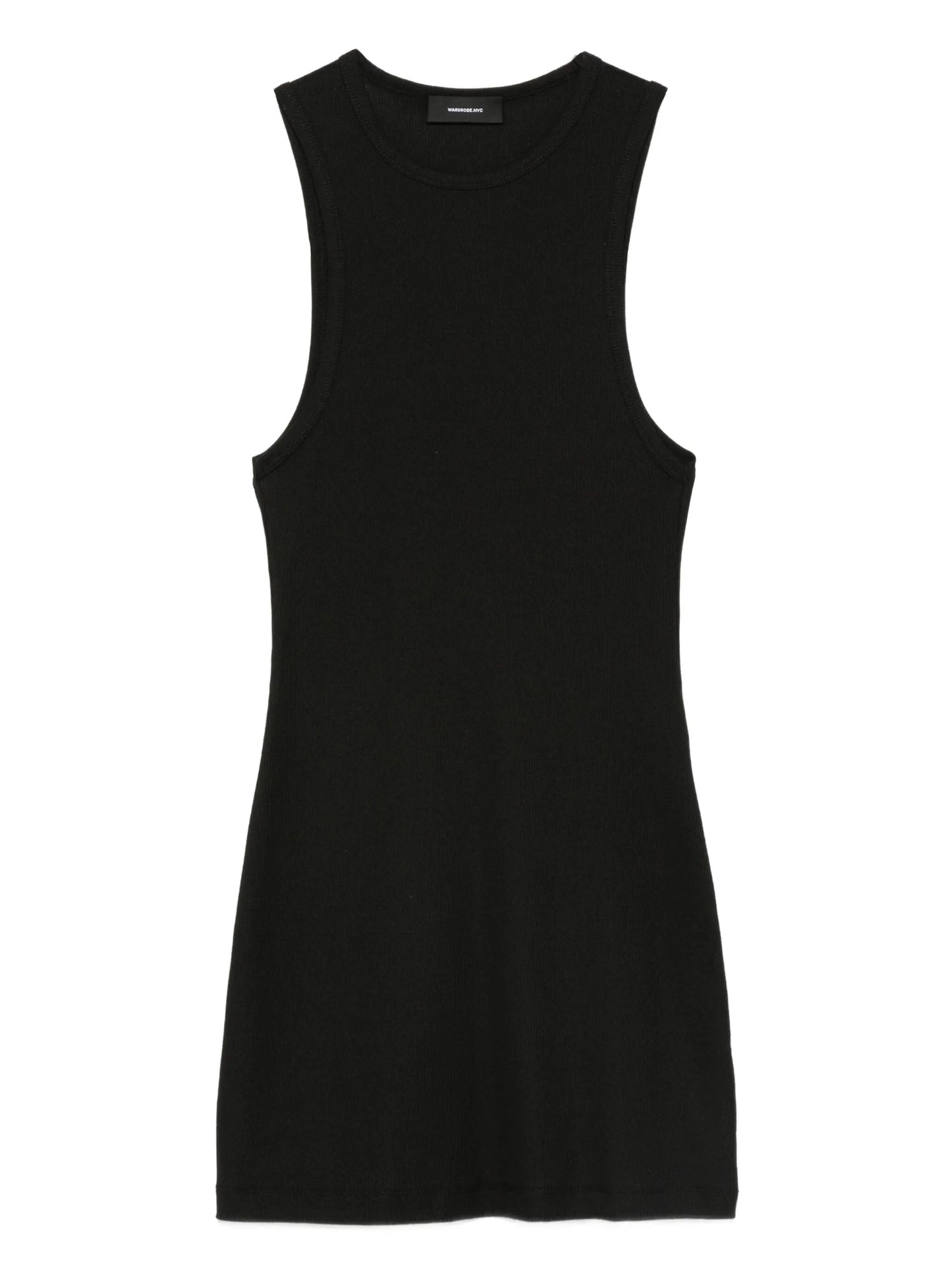 ribbed racer-back top