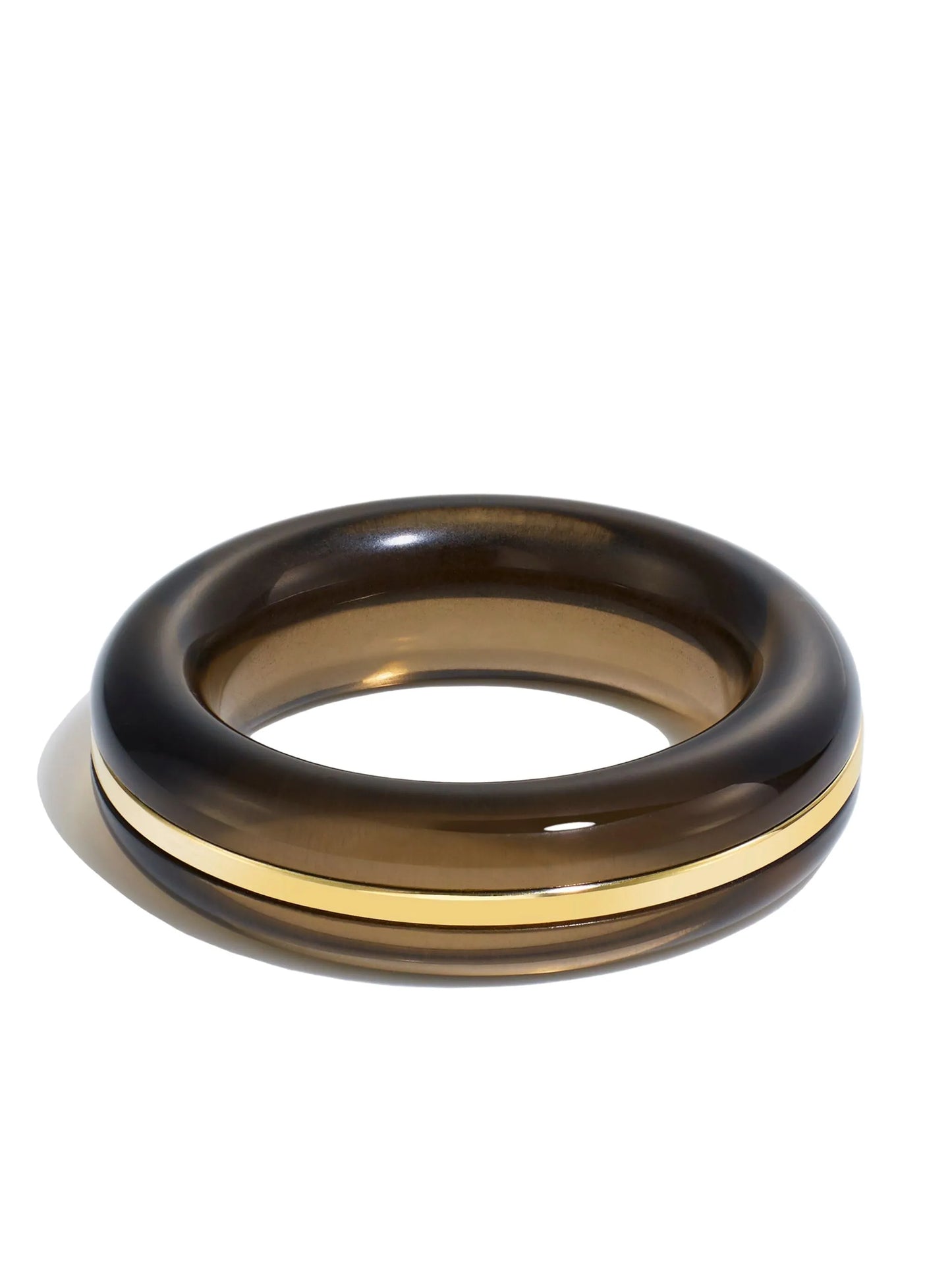 14CT gold quartz ring