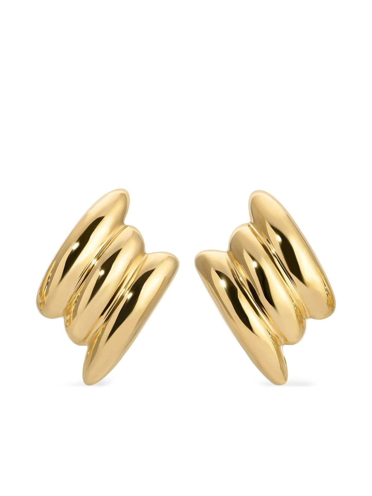 18CT yellow gold Claire earrings