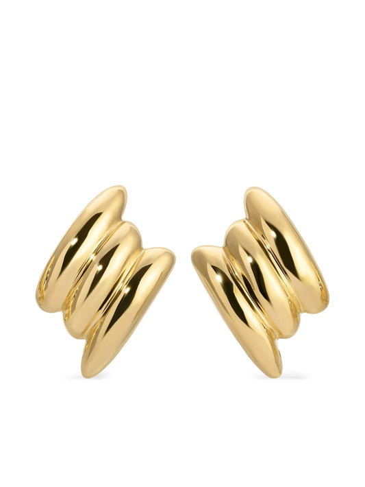 18CT yellow gold Claire earrings