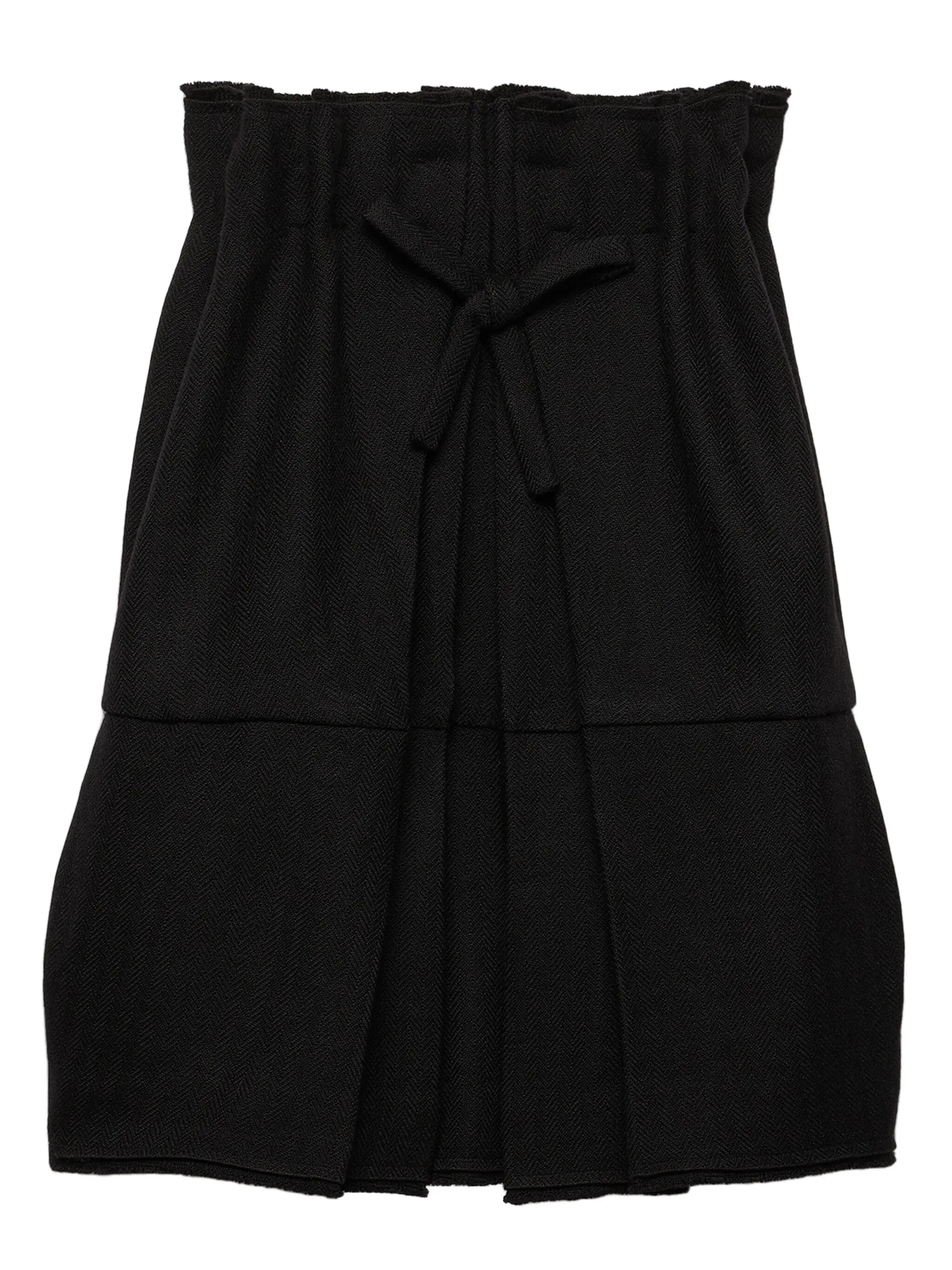 bow-detailed mini dress
