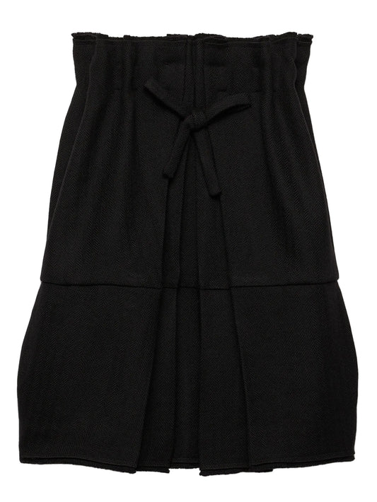 bow-detailed mini dress